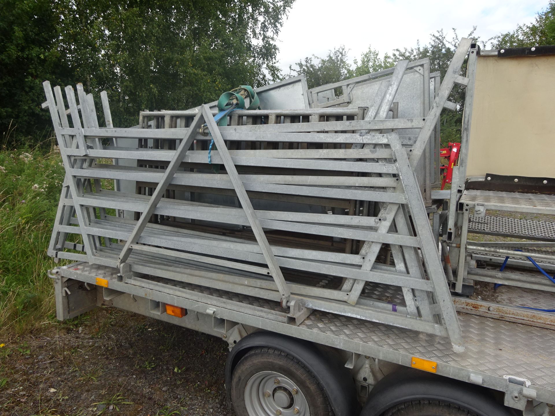 COMBI PLAN SHEEP HANDLING SYSTEM MOUNTED ON AN IFOR WILLIAMS TRAILER - Image 7 of 8