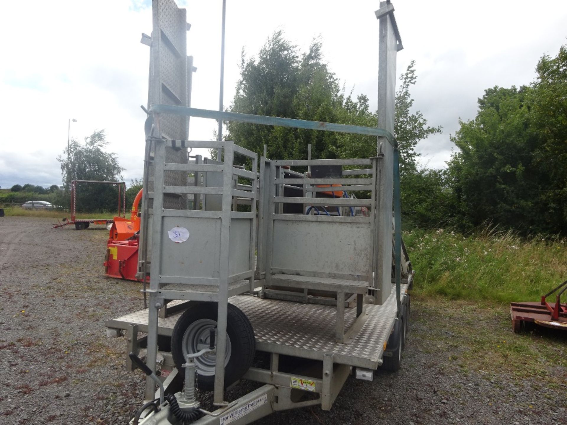 COMBI PLAN SHEEP HANDLING SYSTEM MOUNTED ON AN IFOR WILLIAMS TRAILER - Image 4 of 8
