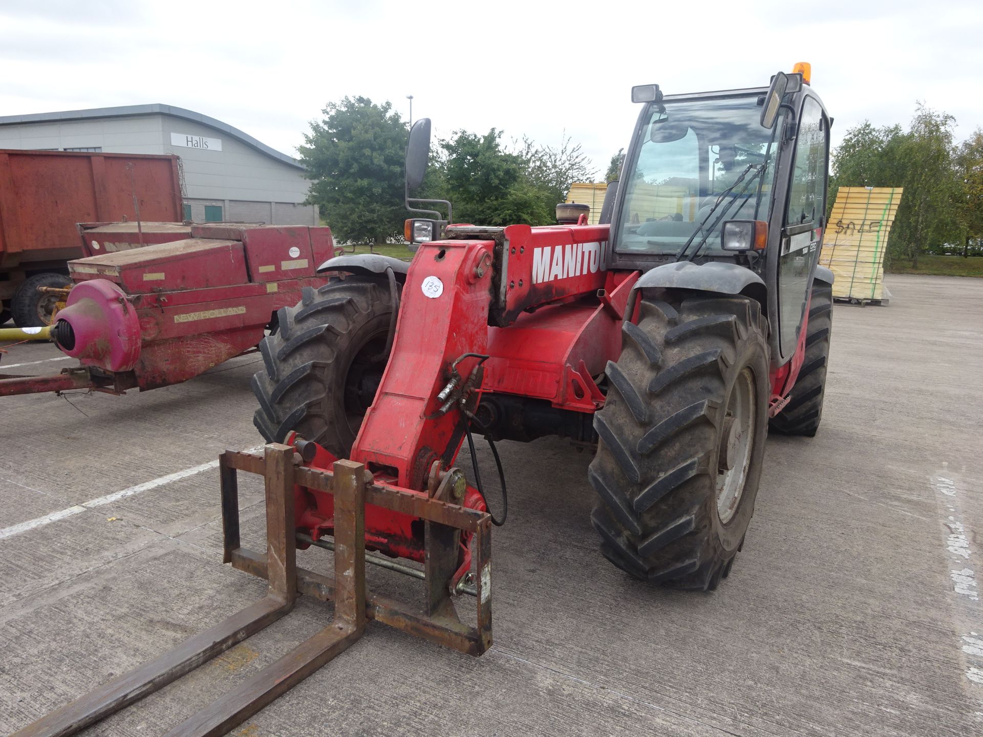 MANITOU MLT 741-120 TURBO YJ 04 WTY C/W PALLET TINES