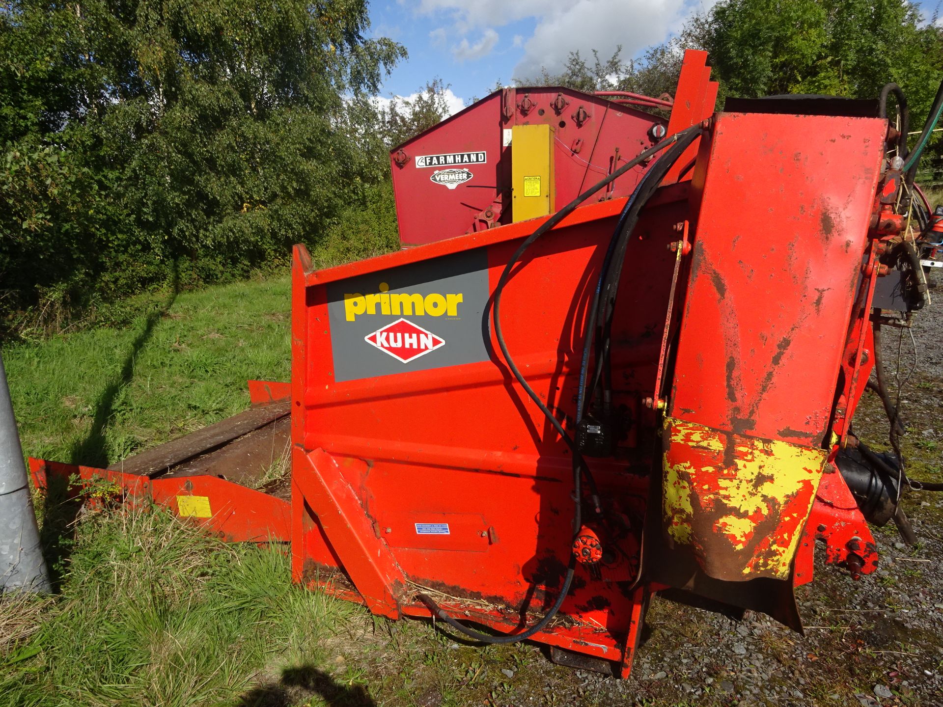 KUHN PRIMOR STRAW CHOPPER (MOUNTED CABLE CONTROL)