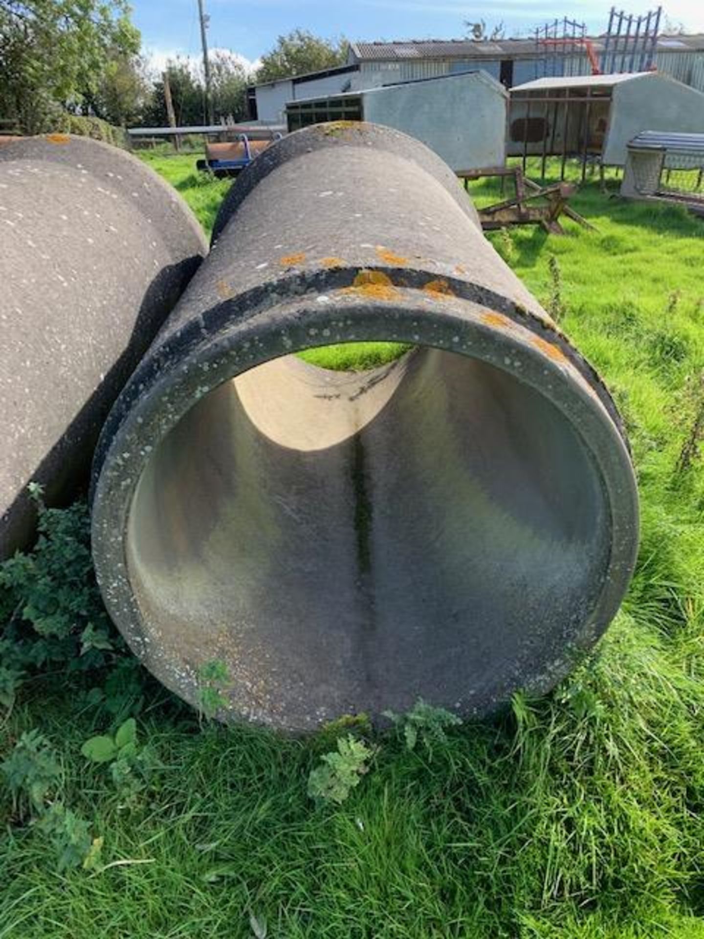 LARGE CONCRETE DRAINAGE PIPE