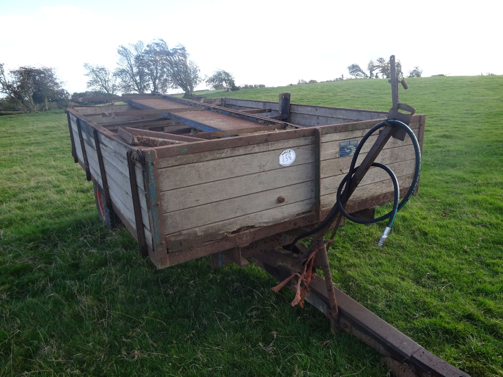 WHEATLEY 3T HYD. TIPPING TRAILER - Image 2 of 4