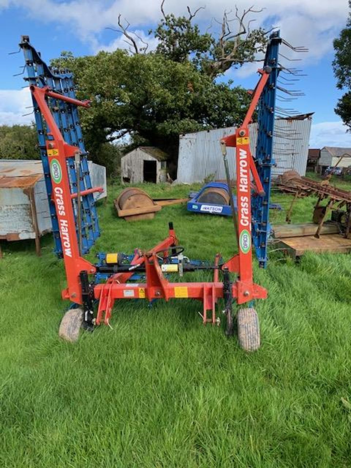 OPICO 18ft FOLDING GRASS HARROWS