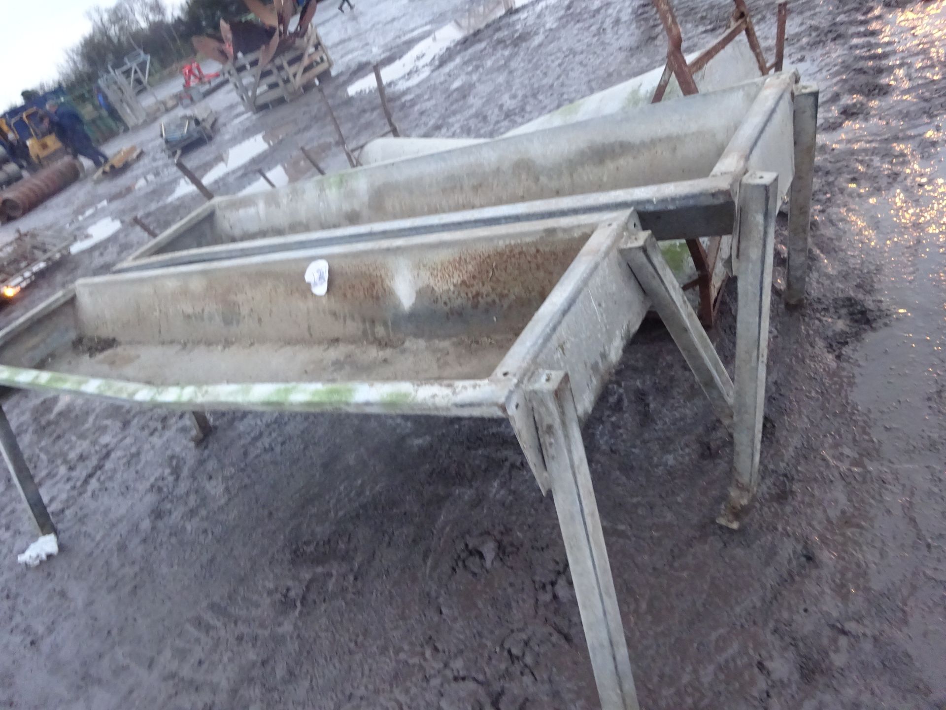 5 CATTLE FEED TROUGHS
