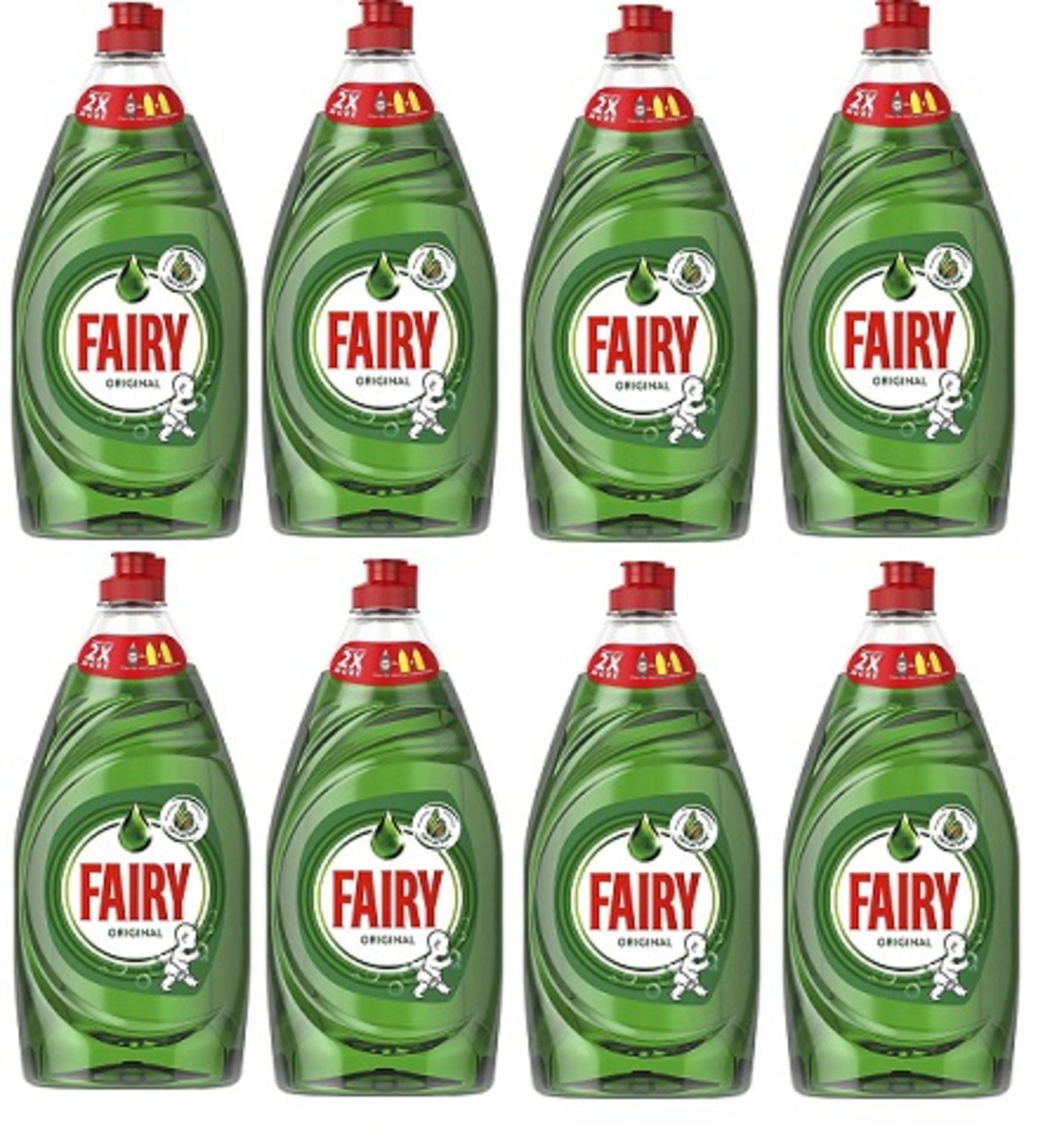 V Brand New Case Of Eight Bottles 780ml Fairy Original (ISP £12.99 eBay)