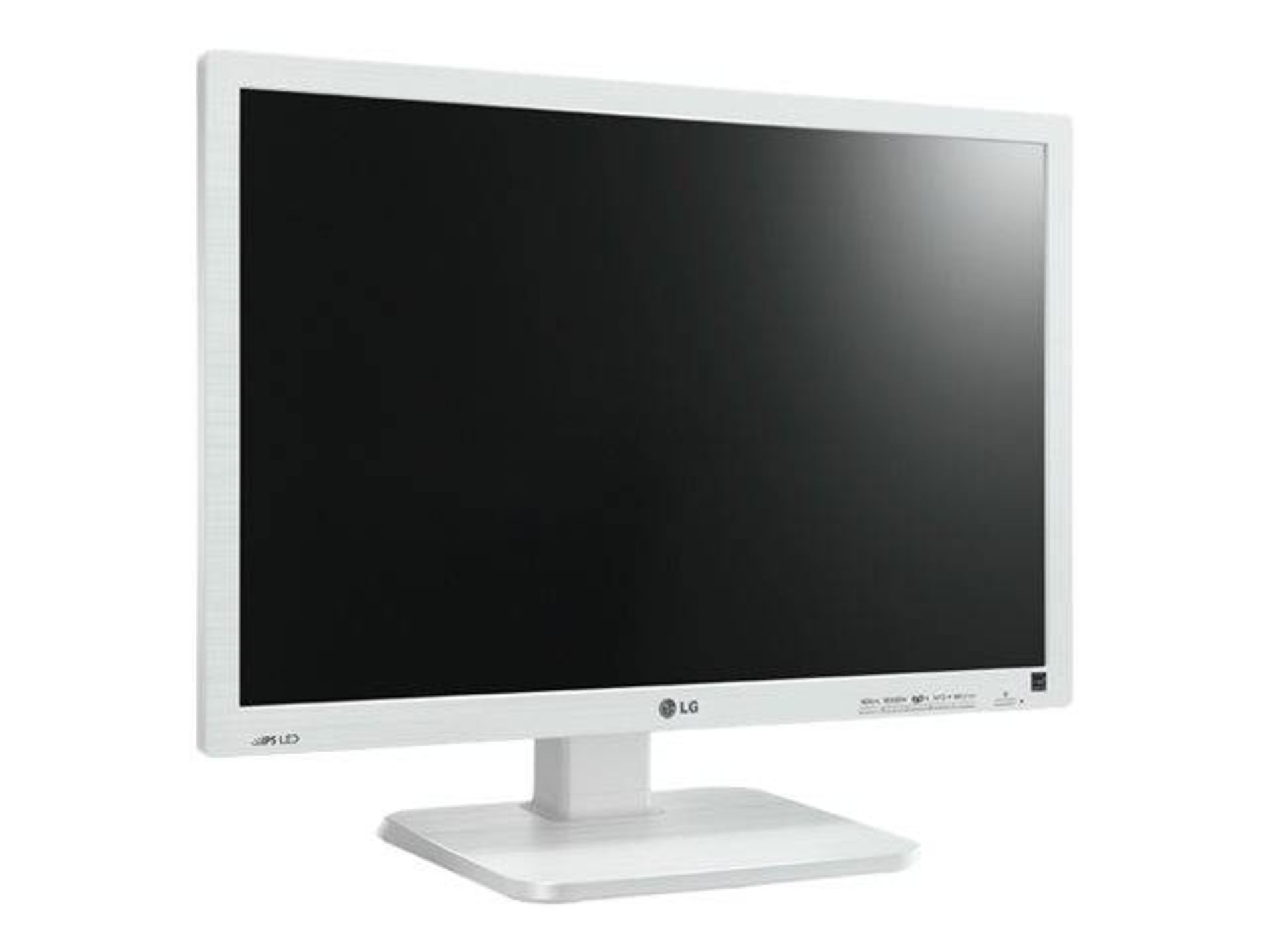 V Grade A LG 24 Inch FULL HD 1920 X 1200 LED MONITOR - D-SUB, DVI-D - WHITE24MB65PM-V