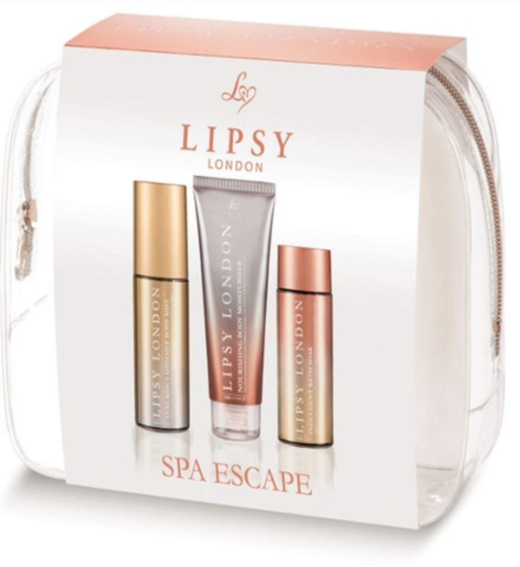 V Brand New Lipsy London Spa Escape Includes Nourising Body Moisturiser (100ml) - ISP £24.00 (