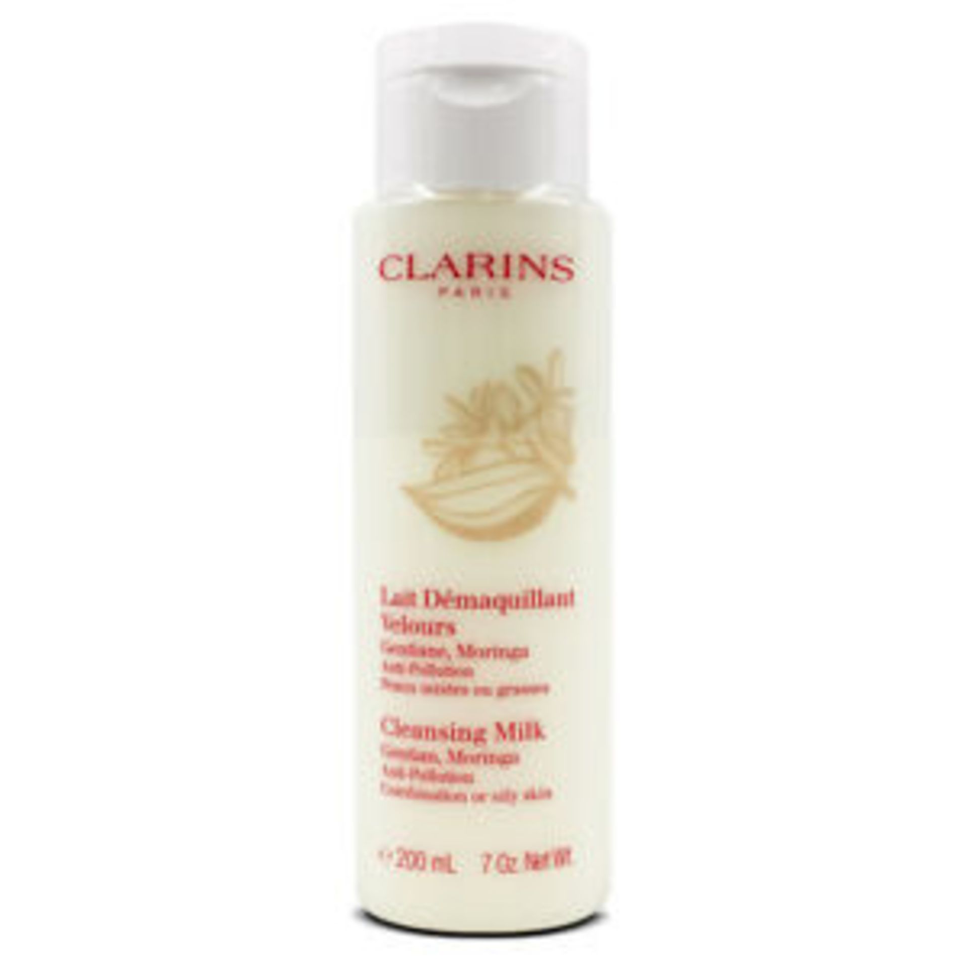 V Brand New Clarins Anti-Pollution Milk Combi/oily Skin 200ml