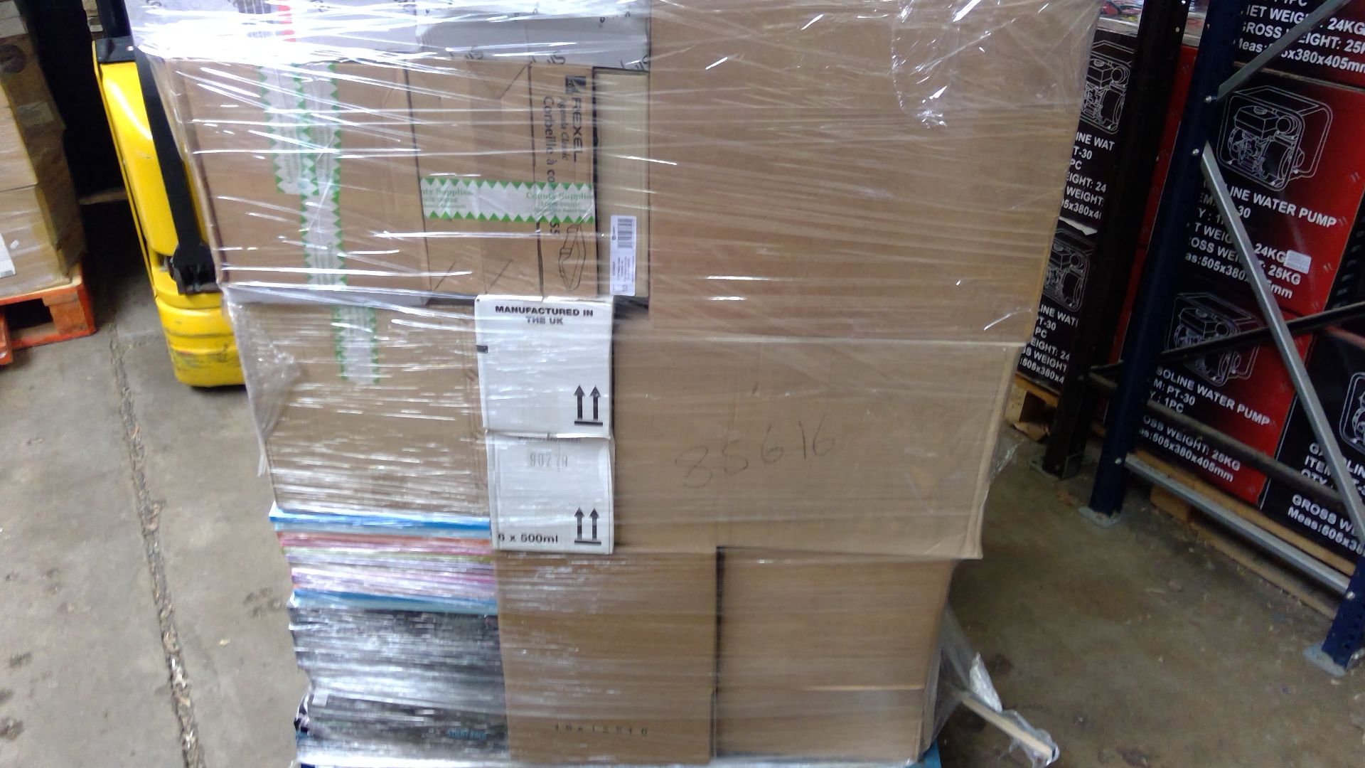 V Grade U Pallet Of Office/Educational Supplies Including Sponges - A4 Folders - Back Support - - Image 6 of 9