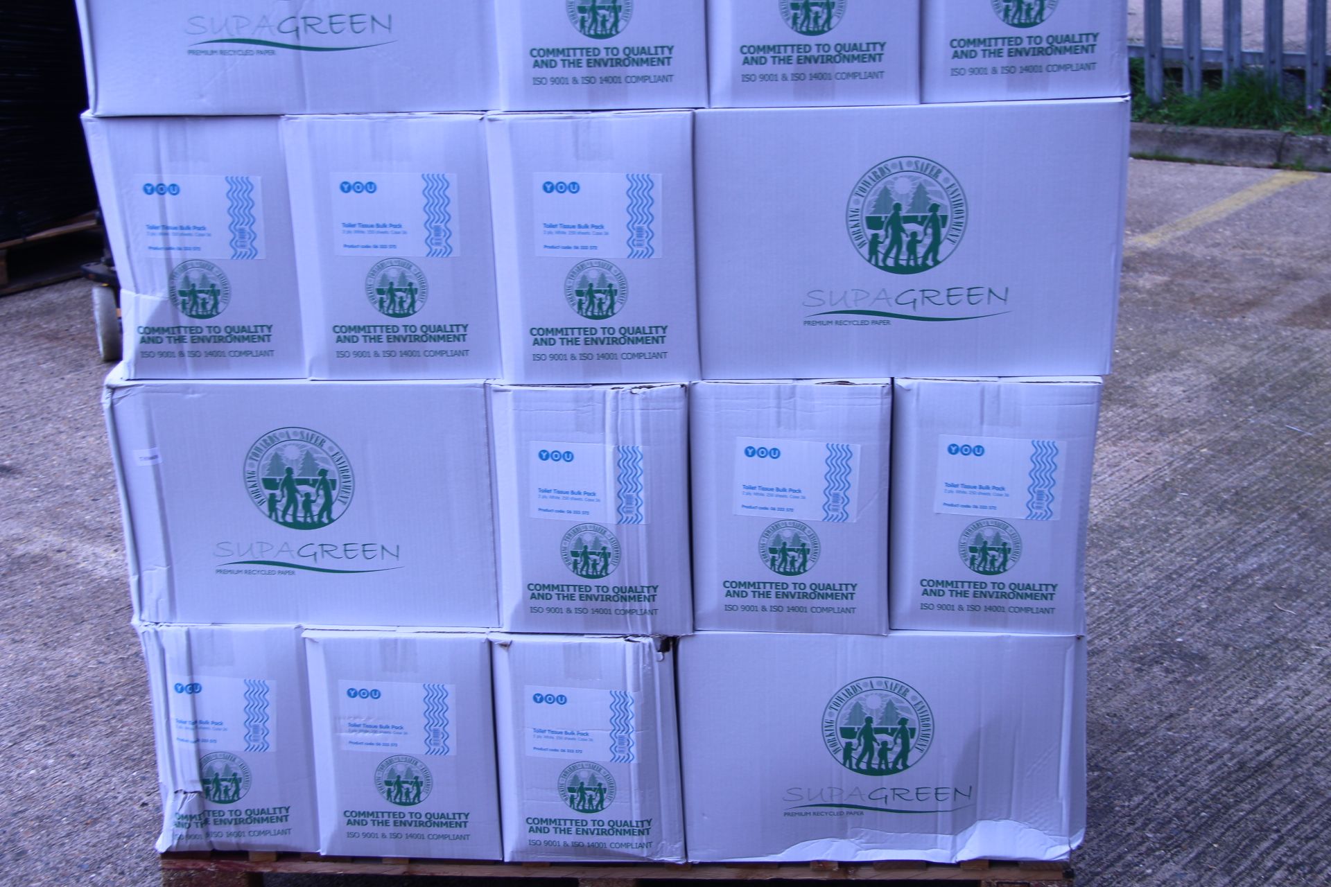 V Grade U Pallet of Approximately 25 Boxes of 9000 Sheets You Toilet Tissues Approx Value £790 - Image 7 of 7