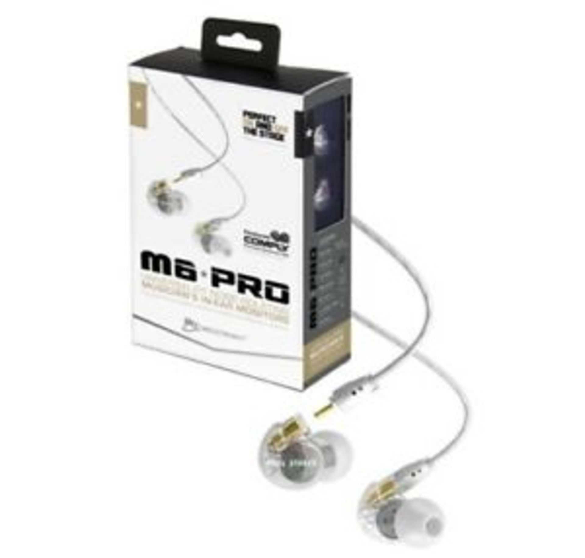 V Grade A Mee Audio M6 Pro Clear Universal Isolating Musicians In Ear Monitors - Image 2 of 2