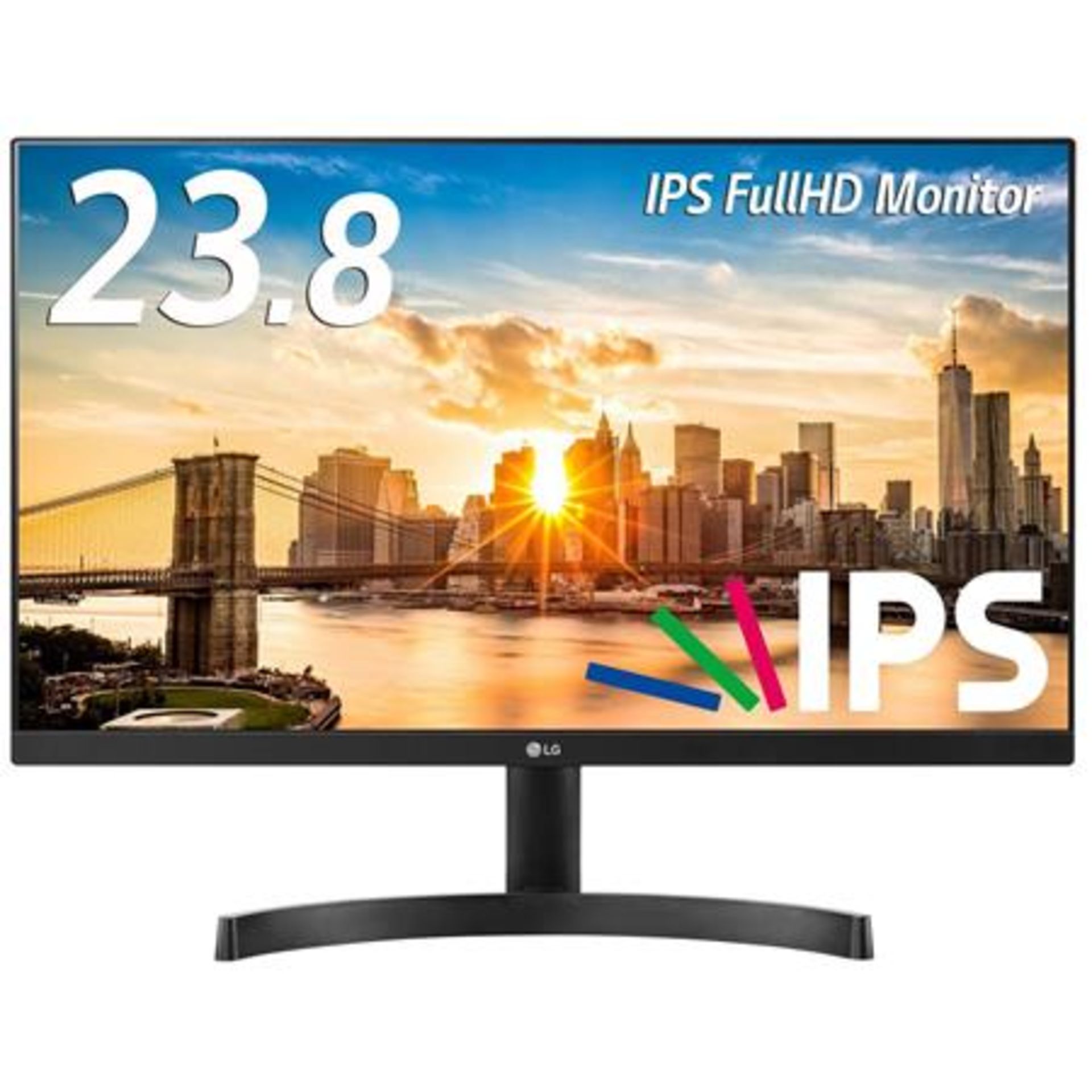 V Grade A LG 24 Inch FULL HD IPS LED MONITOR - D-SUB 24MK600M-B - NO HDMI, RGB OK