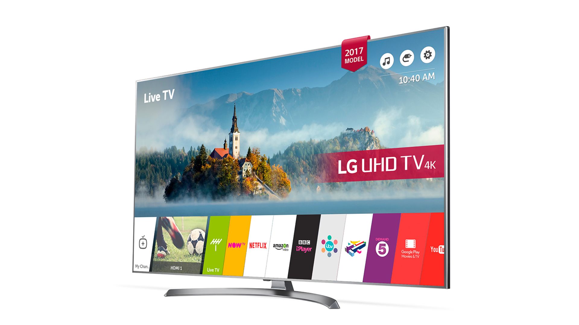 V Grade A LG 55 Inch ACTIVE HDR 4K ULTRA HD LED SMART TV WITH FREEVIEW HD & WEBOS & WIFI 55UJ750V