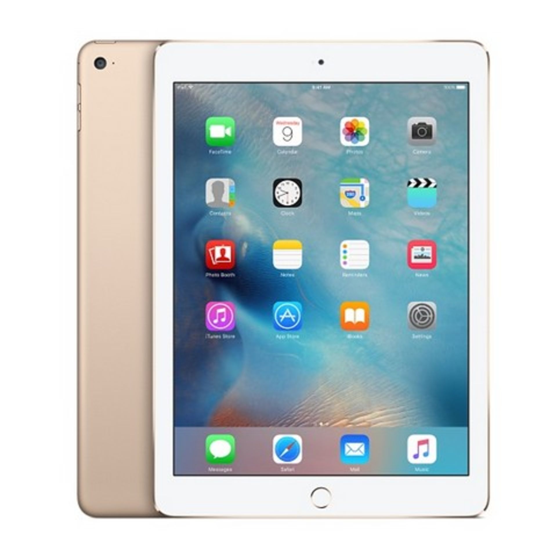 V Grade A Apple iPad Air 2 16GB Gold - Wi-Fi - Box and Accessories