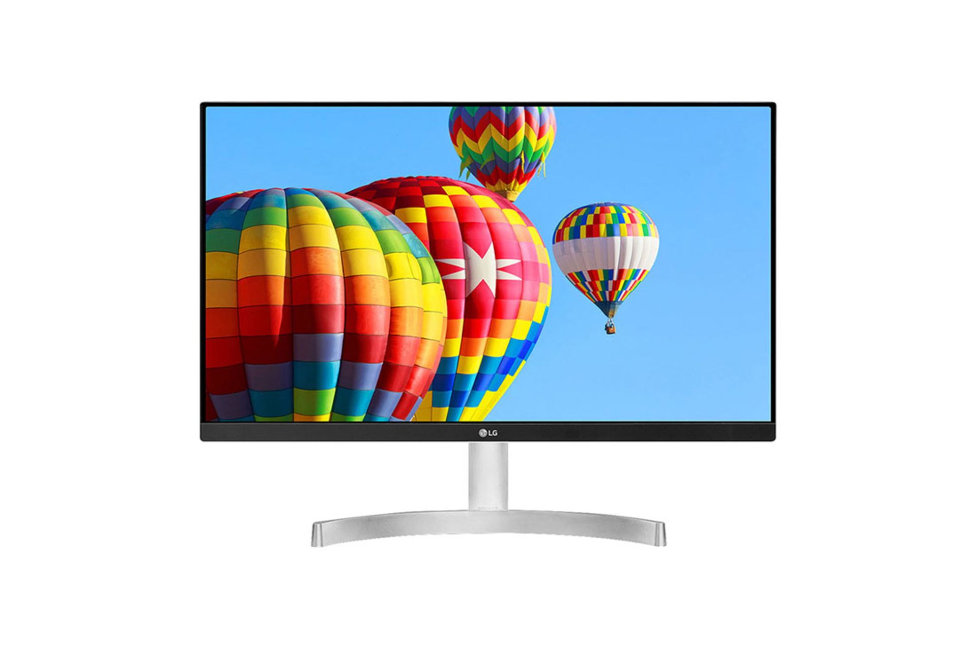 V Brand New LG 24 Inch FULL HD IPS LED MONITOR - HDMI X 2, D-SUB - WHITE24MK600M-W