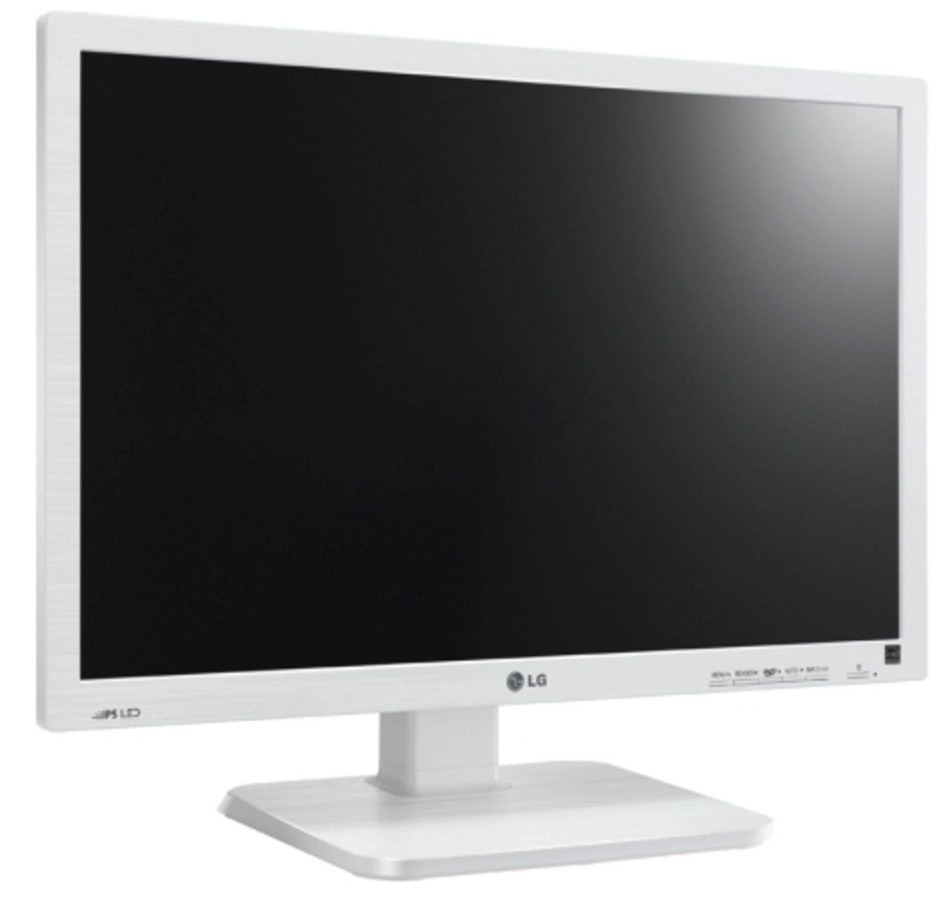 V Brand New LG 24 Inch FULL HD 1920 X 1200 LED MONITOR - D-SUB, DVI-D - WHITE24MB65PM-V