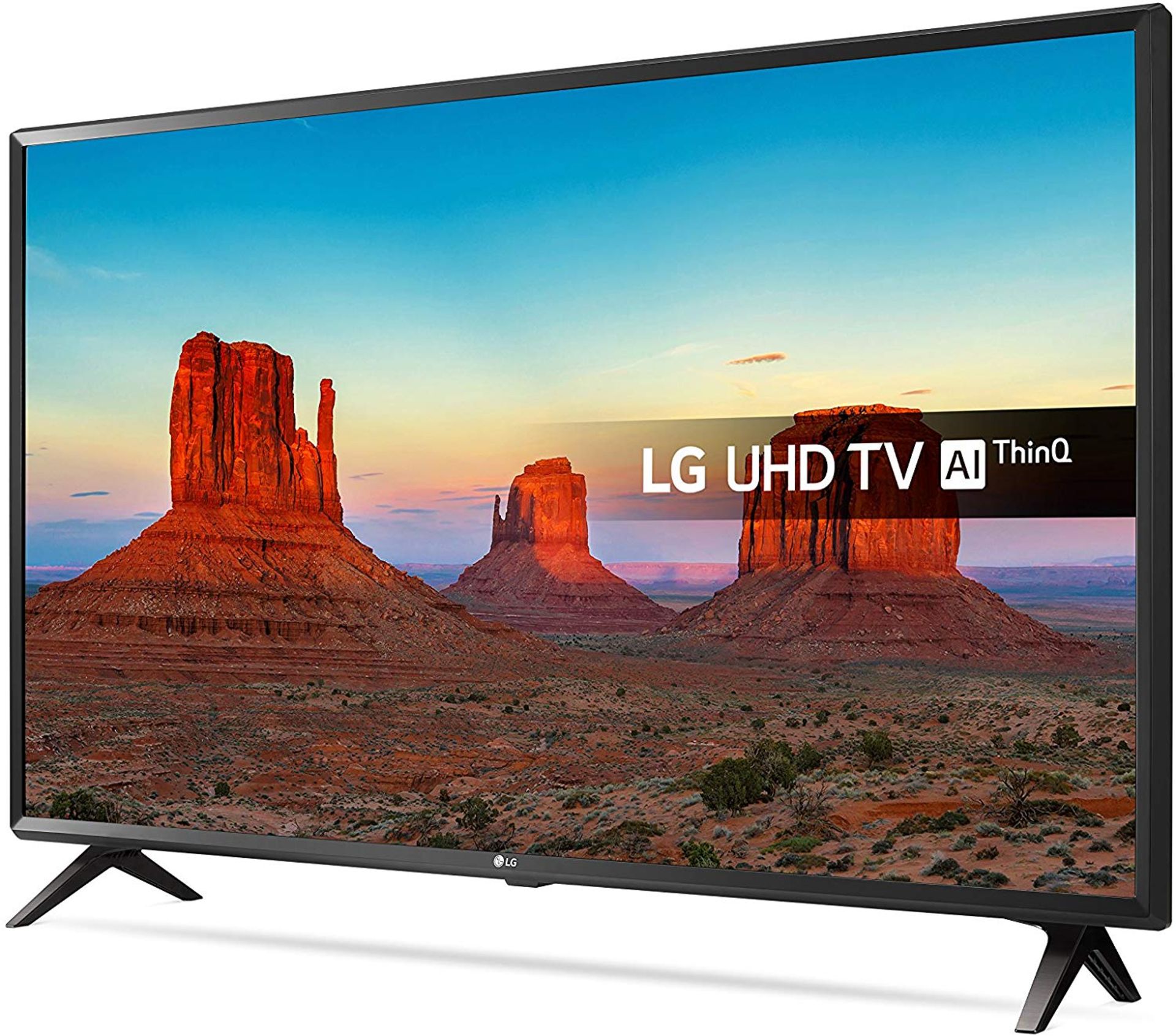 V Brand New LG 43 Inch ACTIVE HDR 4K ULTRA HD LED SMART TV WITH FREEVIEW HD & WEBOS & WIFI - AI TV