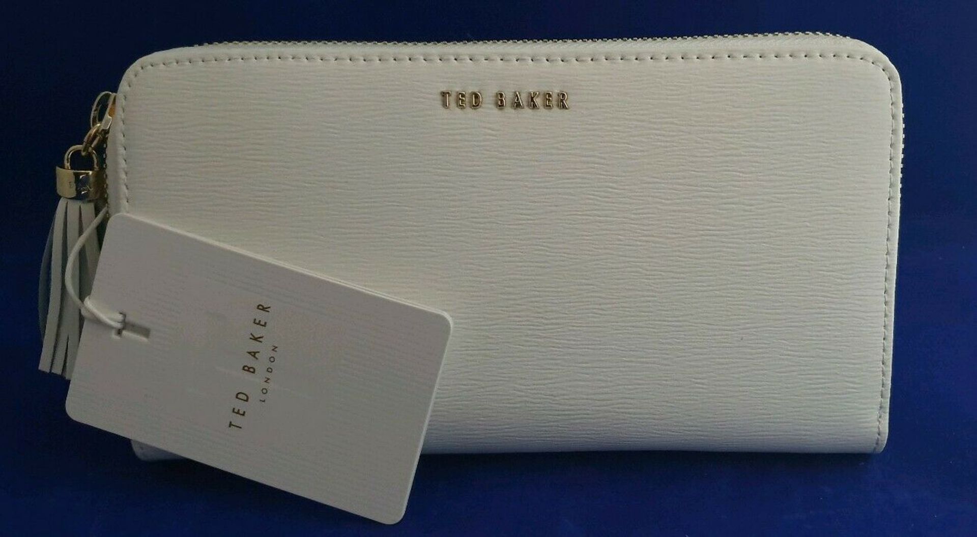 V Brand New Ladies Leather Ted Baker Robyna Tassel Zip Around Matinee Purse (ISP £85 Ted Baker)