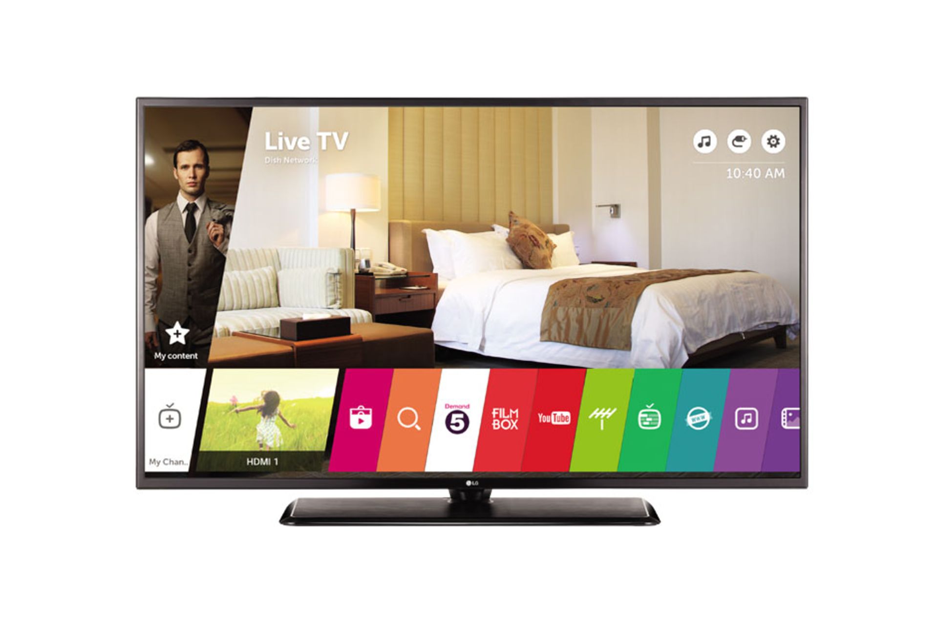 V Grade A LG 49 Inch 4K ULTRA HD IPS COMMERCIAL TV WITH FREEVIEW HD & WEB OS & WIFI49UW761H