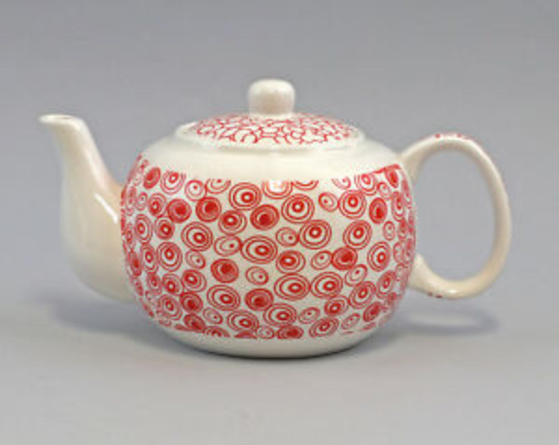 V Brand New Nippon by Jameson + Tailor Black Circles And Pebbles Porcelain Teapot (Similar To