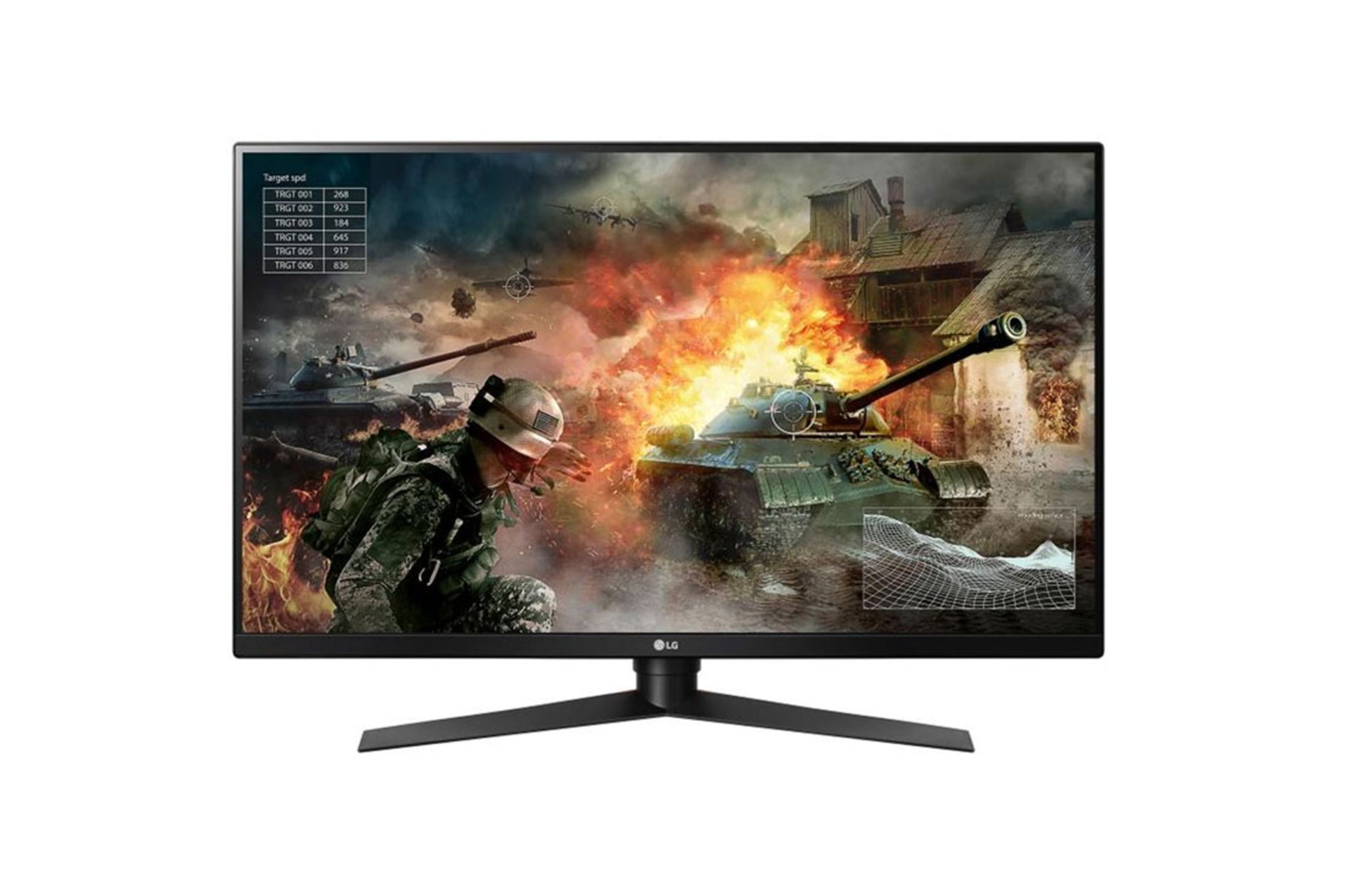 V Grade A LG 32 Inch QHD GAMING MONITOR WITH G-SYNC - HDMI, DISPLAY PORT, USB 3.0 - FRAME LESS