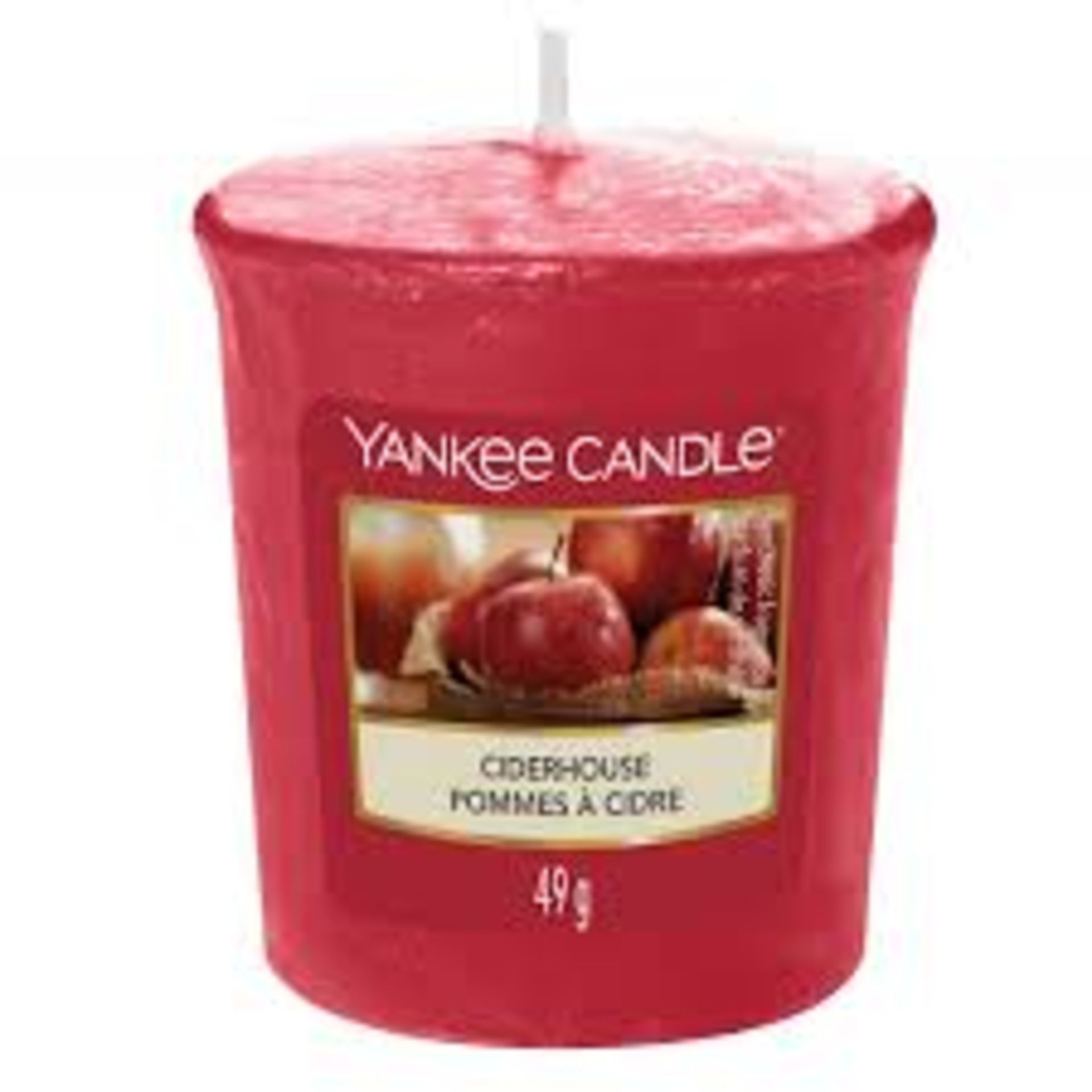 V Brand New 18 x Yankee Candle Votive - Cider House - RRP £35.82 - Item Is Available Approx 5