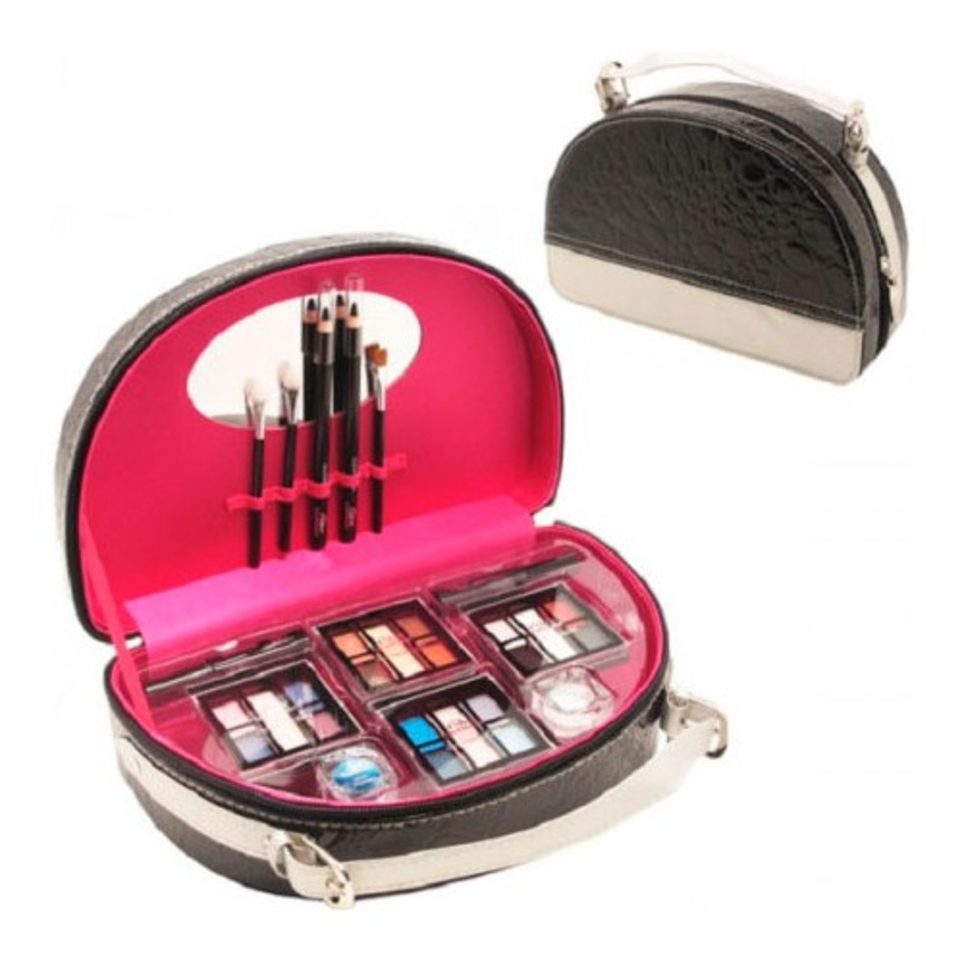 V Brand New 29 Piece Makeup Collection By The Color Institute - Includes 20 Eyeshadow Shades, 2
