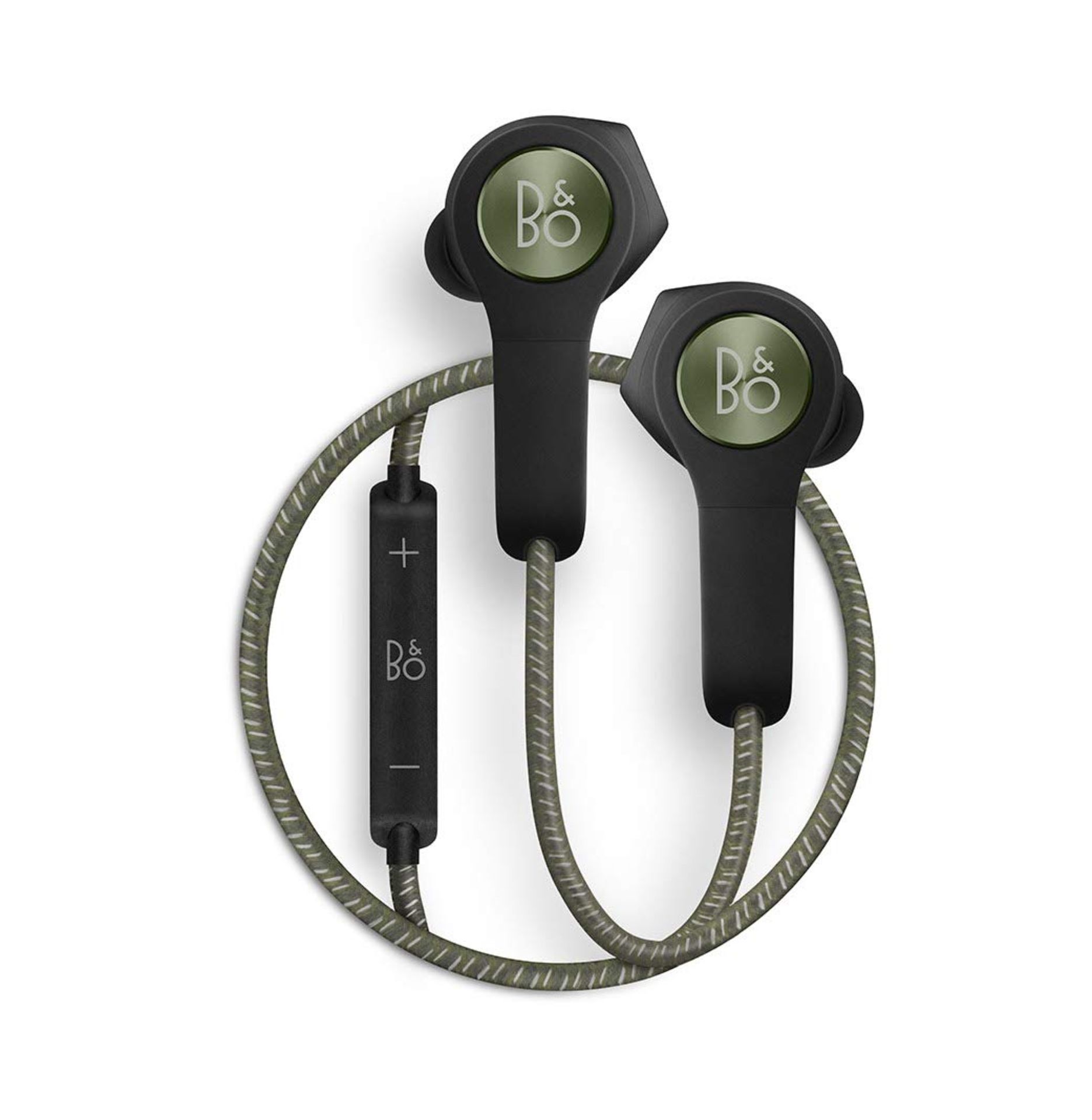 V Grade A Bang & Olufsen BEOPlay H5 Moss Green Wireless Earphones