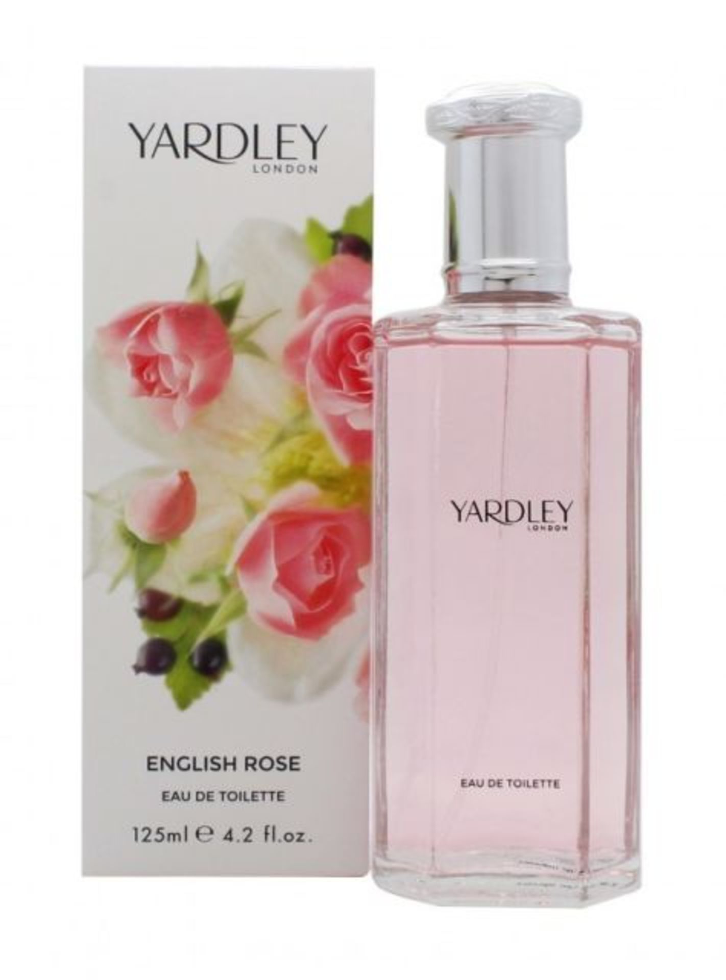 V Brand New Yardley English Rose 125ml EDT + Compact Mirror