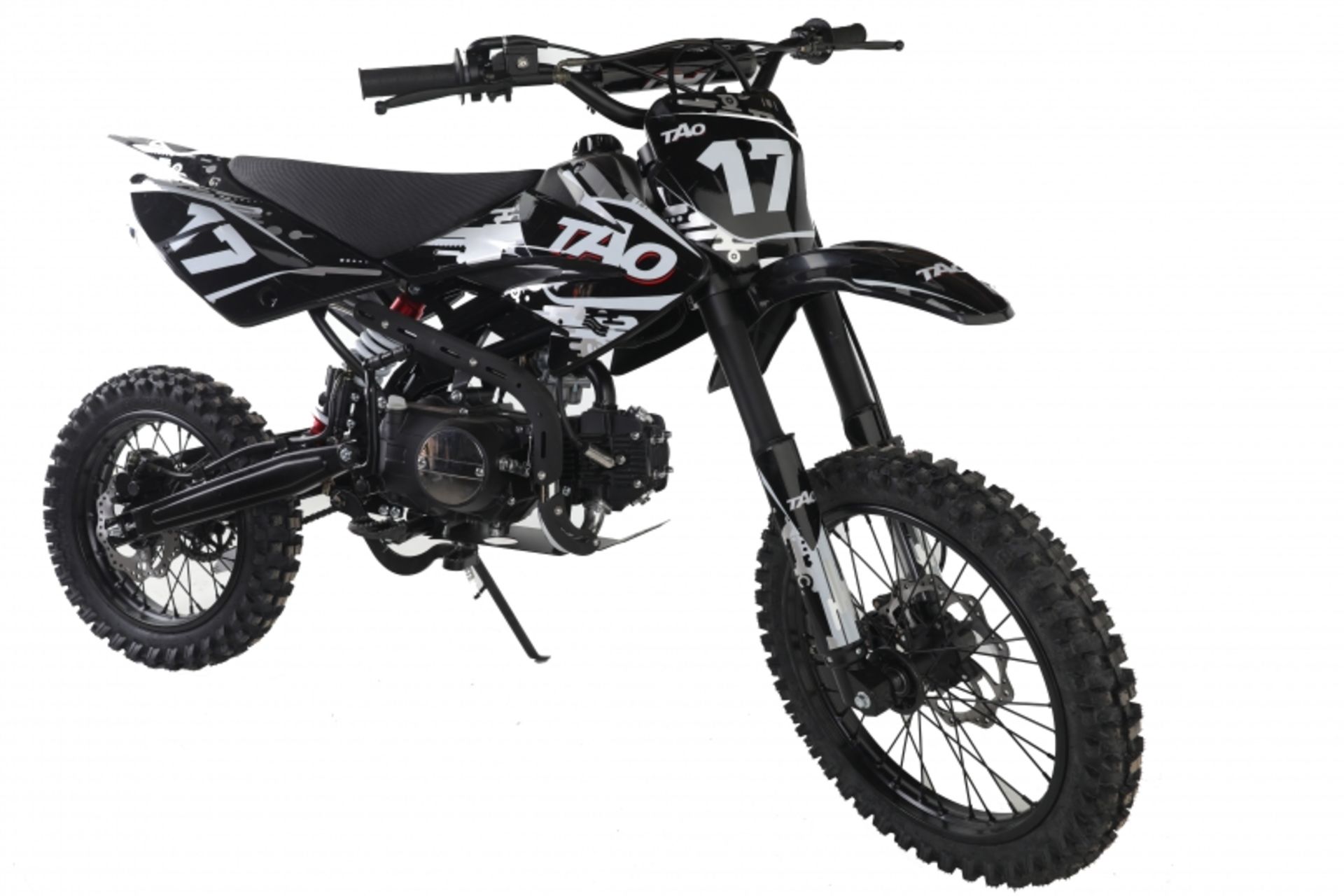 V Brand New 125cc USA Motocross Dirt Bike - Kick Start - Air Cooled - 4 Stroke - Full Suspension -