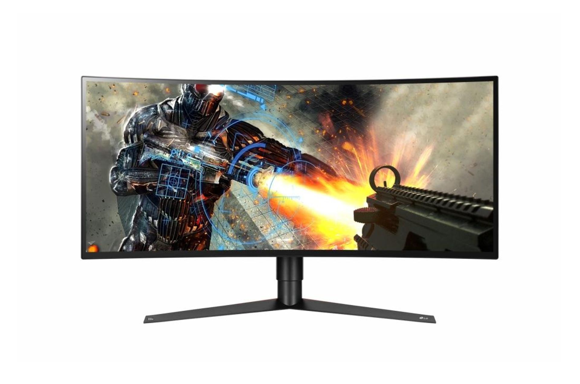 V Grade A LG 34 Inch CURVED ULTRA WIDE QHD IPS GAMING MONITOR - HDMI X 2, DISPLAY PORT 34GK950G-B