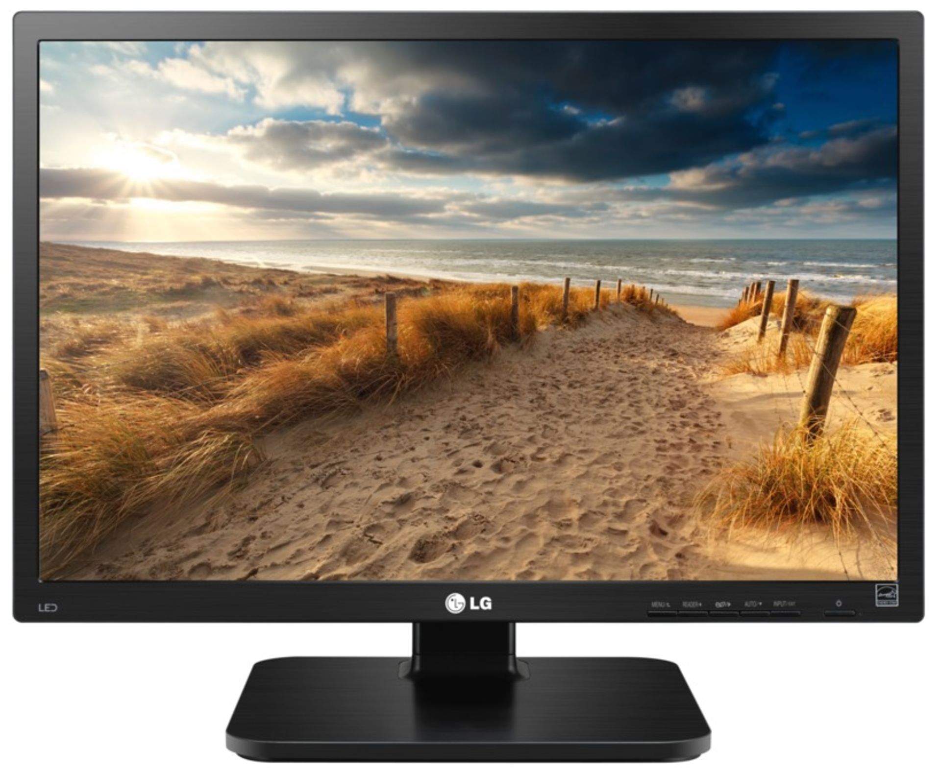V Grade A LG 22 Inch FULL HD IPS LED MONITOR WITH SPEAKERS - D-SUB, DVI-D, HDMI, DISPLAY PORT