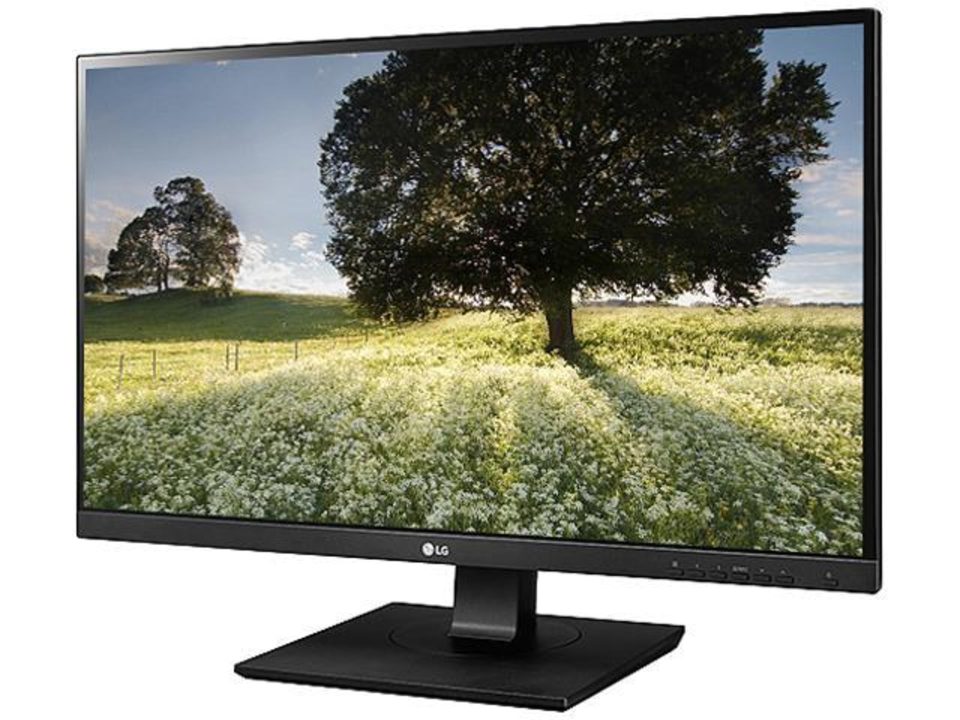 V Grade A LG 24 Inch FULL HD IPS LED MONITOR WITH SPEAKERS - DVI-D, HDMI, DISPLAY PORT X 2, USB 3.