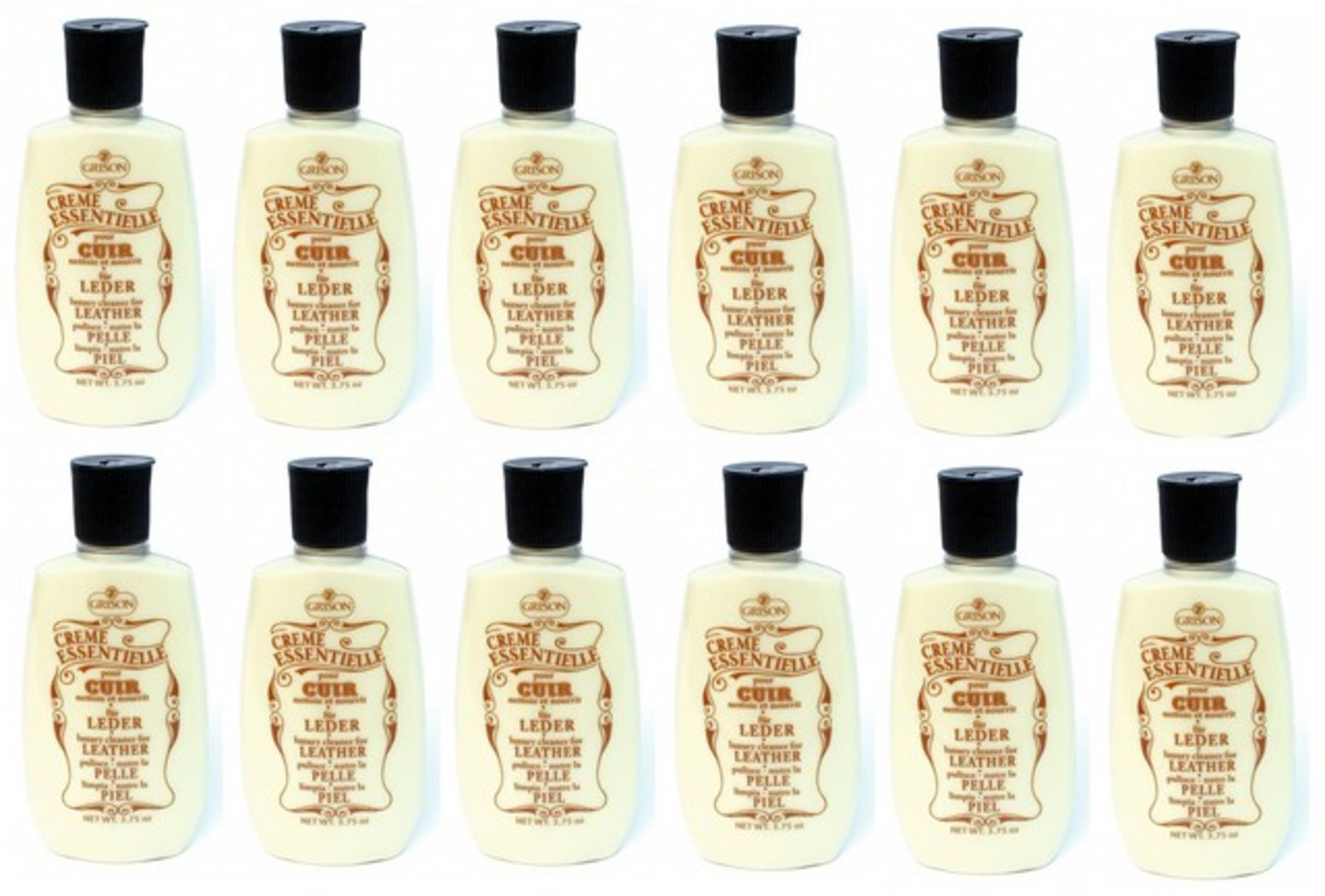 V Brand New A Box of Twelve Luxury Leather Cleaner3.75Oz Creme Essentielle Leather Cleaner ISP 7.