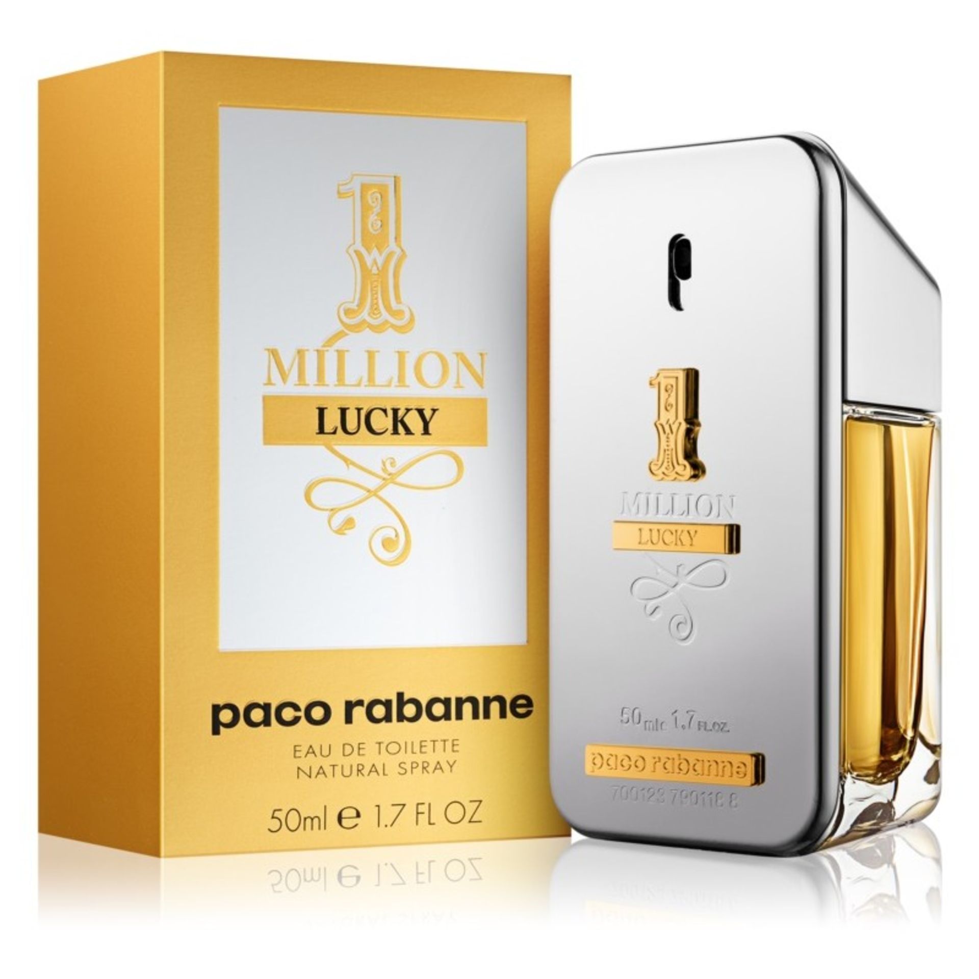 V Brand New Paco Rabanne One Million Lucky 50ml EDT.