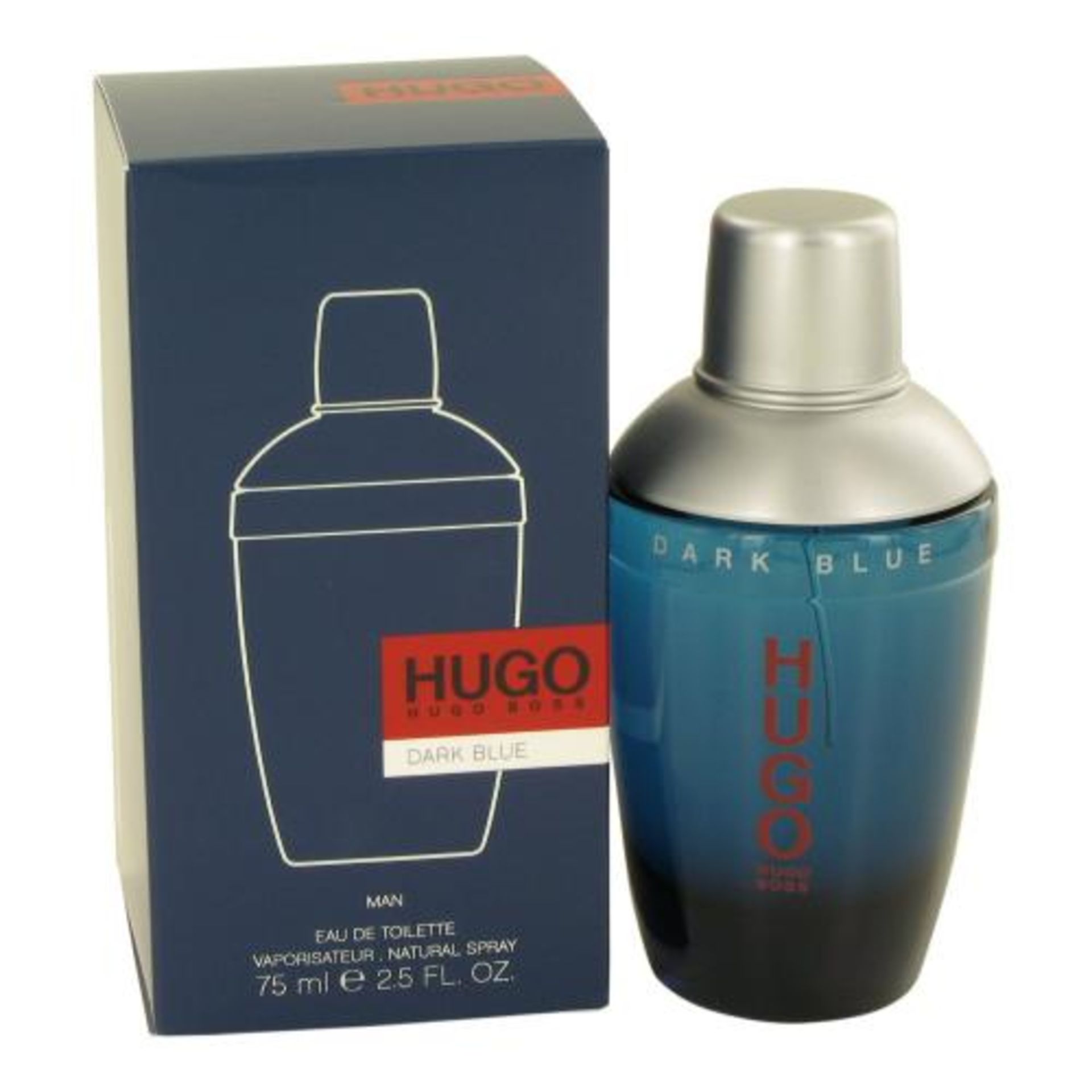 V Brand New Hugo Boss Dark Blue 75ml EDT Spray