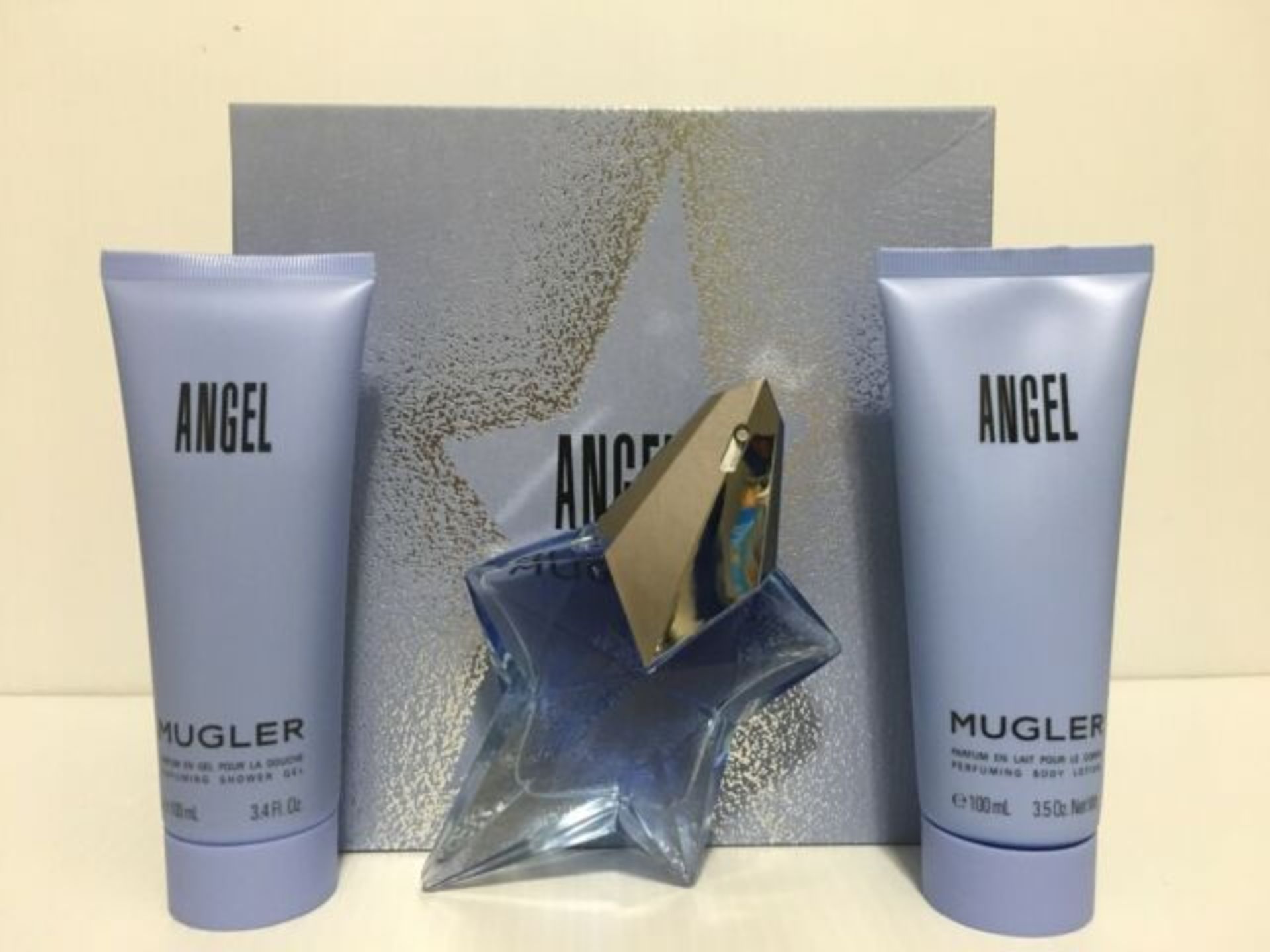 V Brand New Thierry Mugler Angel 50ml EDP + Body Lotion + Shower Gel