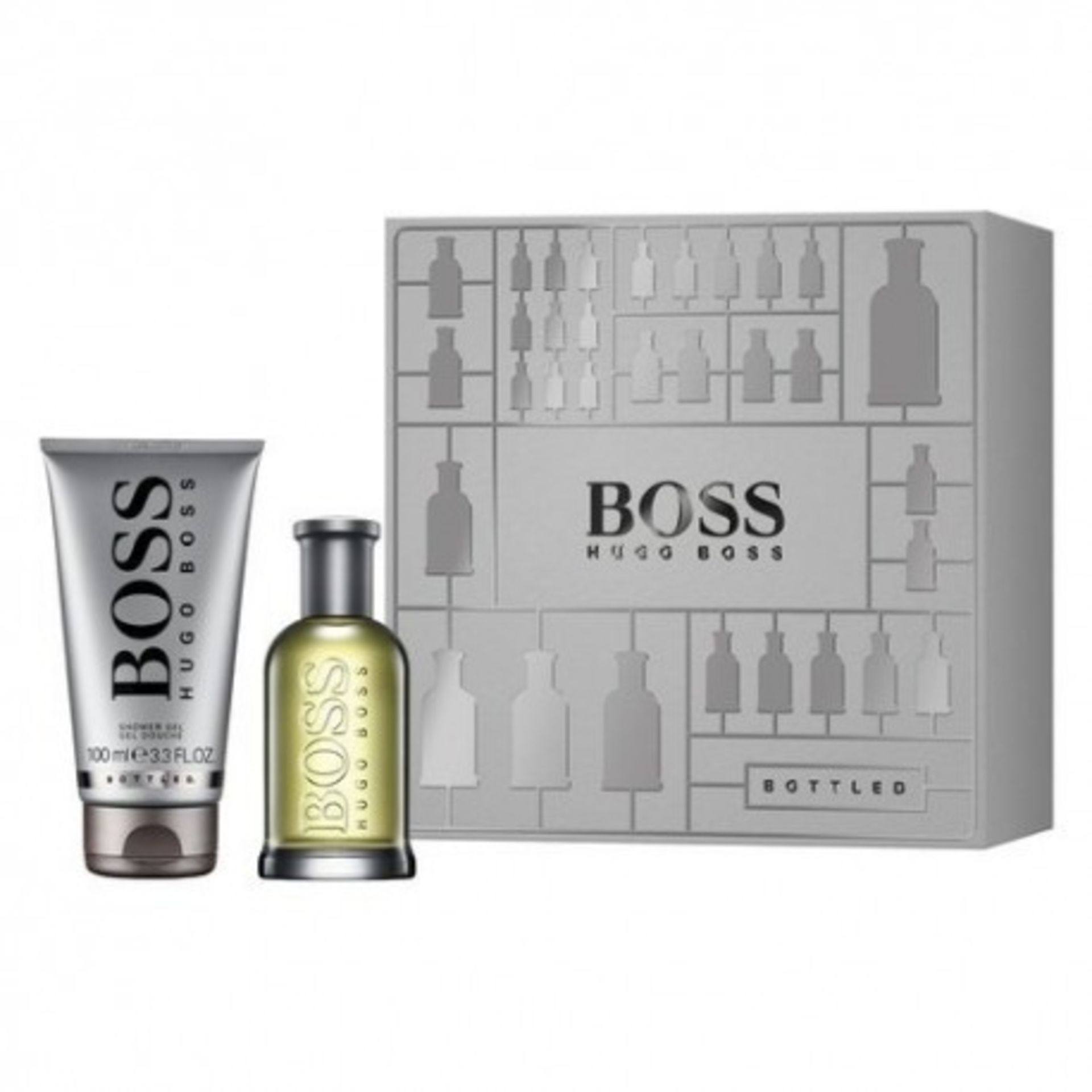 V Brand New Hugo Boss Bottled 50ml EDT + Shower Gel