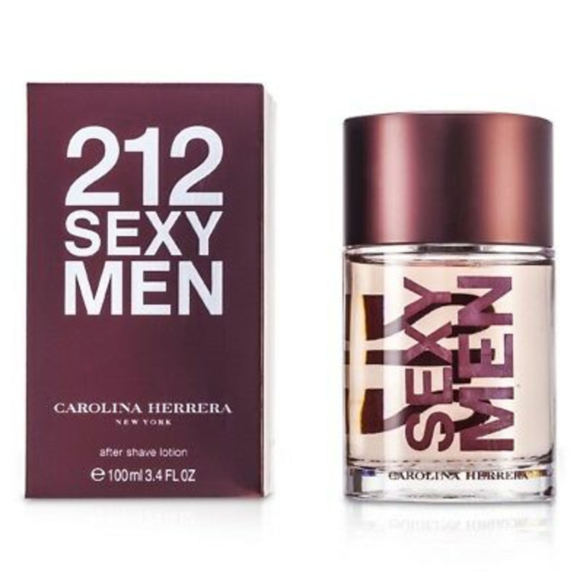 V Brand New Carolina Herrera 212 Sexy Mens 100ml Aftershave