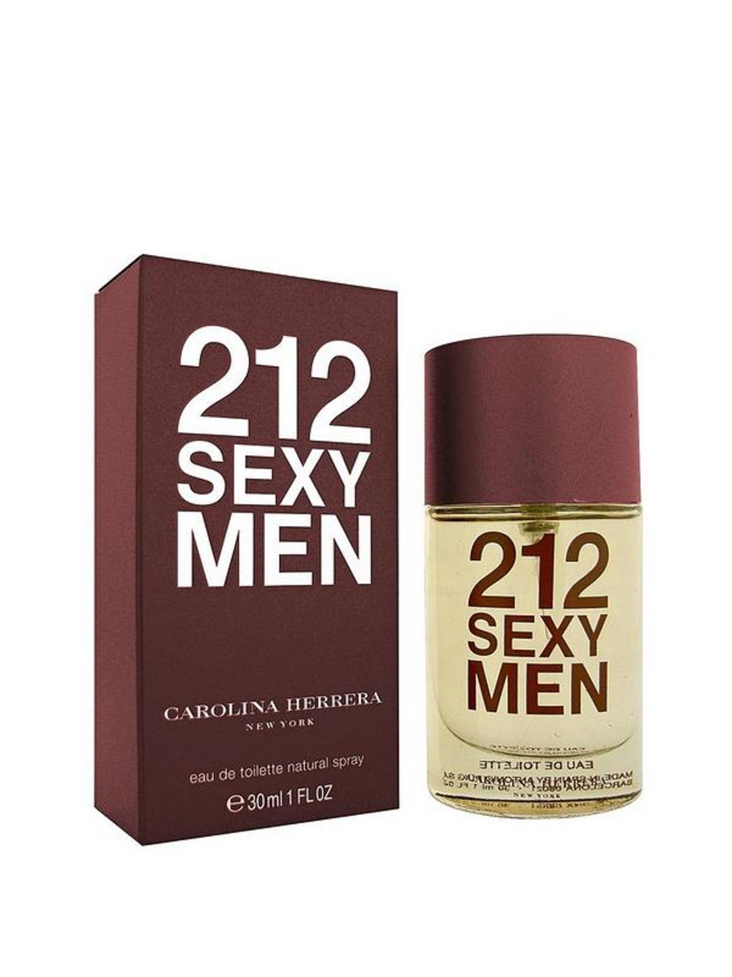 V Brand New Carolina Herrera 212 Sexy Mens 30ml EDT