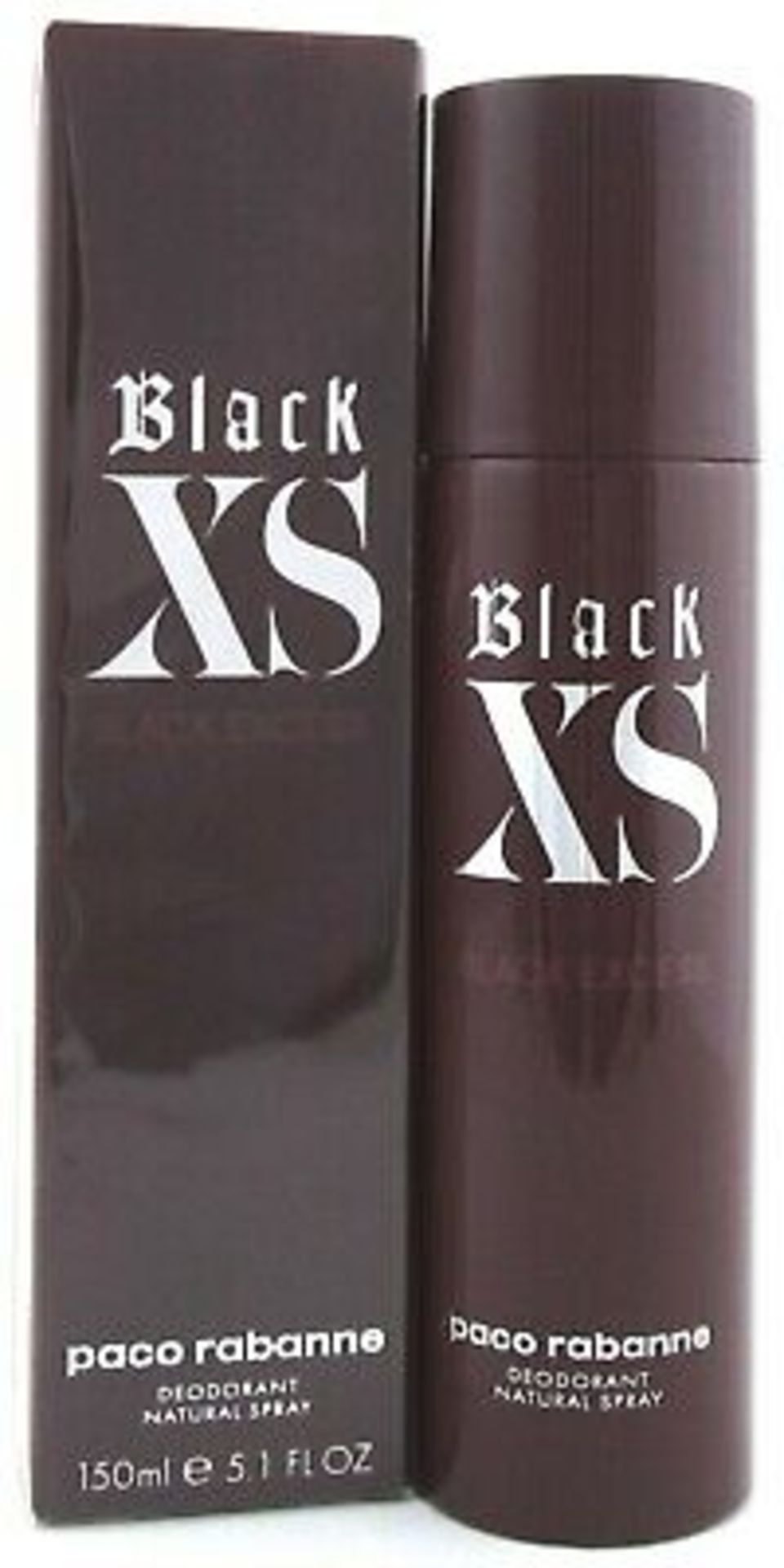 V Brand New Paco Rabanne Black XS (L) 150ml Deo/Spray(box)