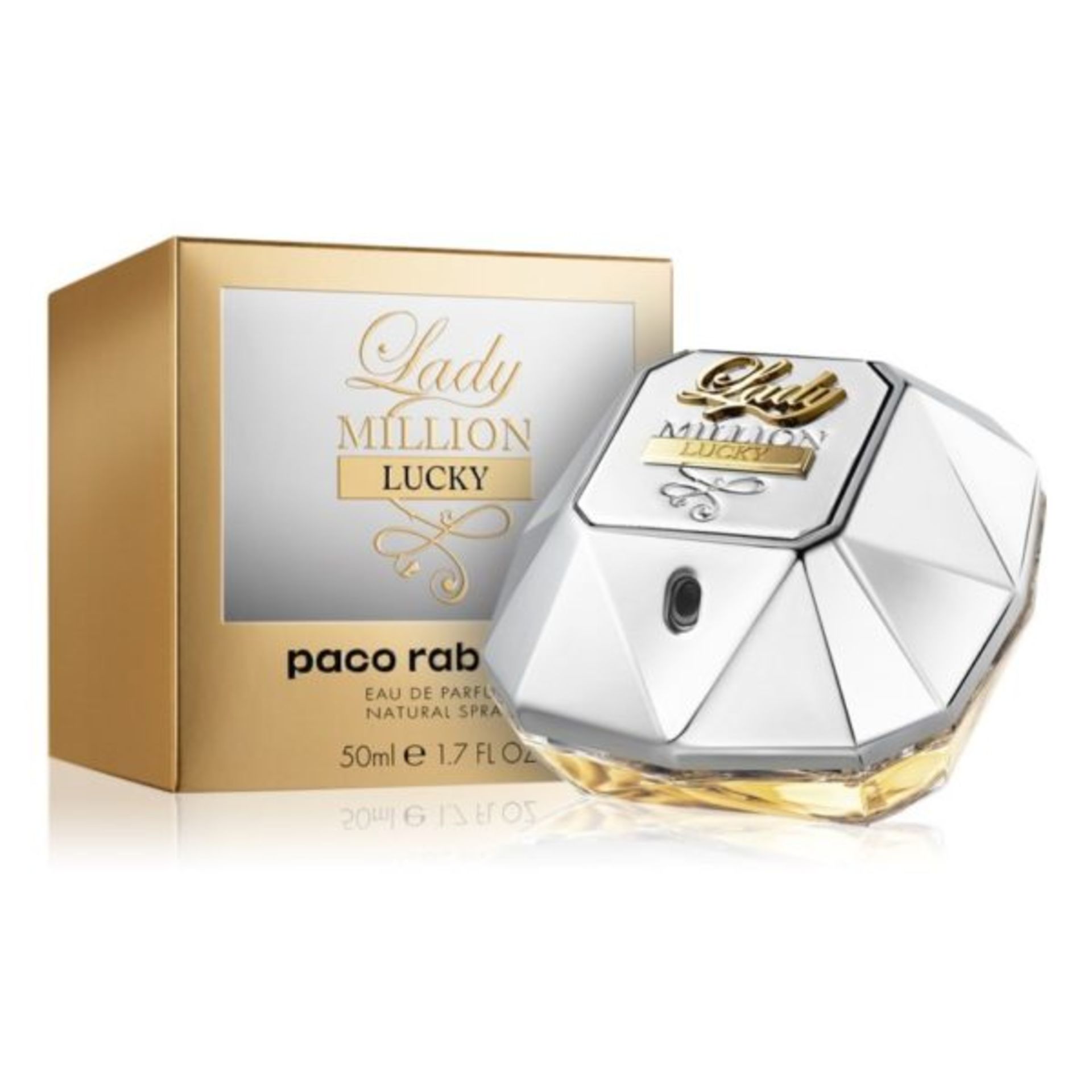 V Brand New Paco Rabanne Lady Million Lucky 50ml EDP.