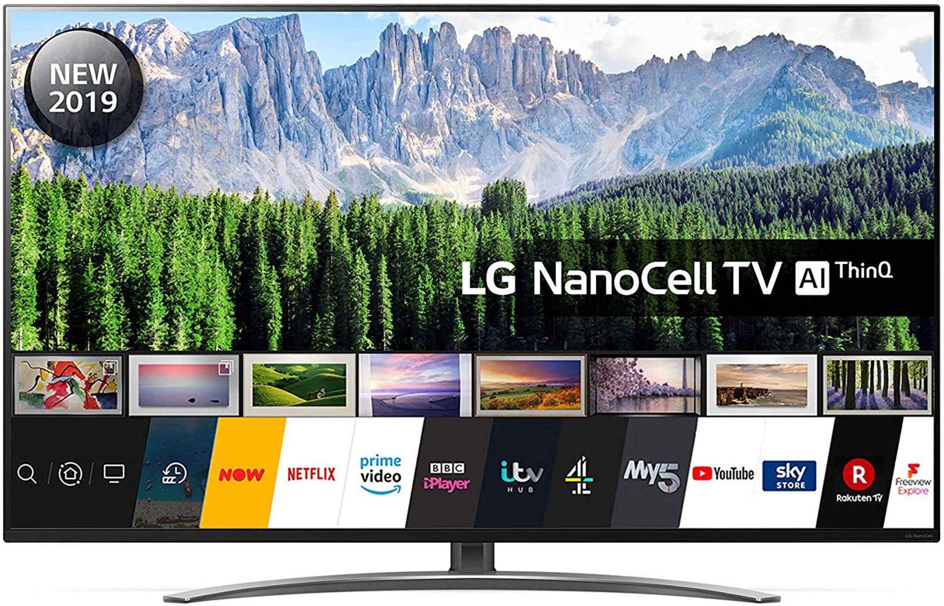 V Grade A LG 55 Inch ACTIVE HDR 4K SUPER ULTRA HD NANO LED SMART TV WITH FREEVIEW HD & WEBOS &