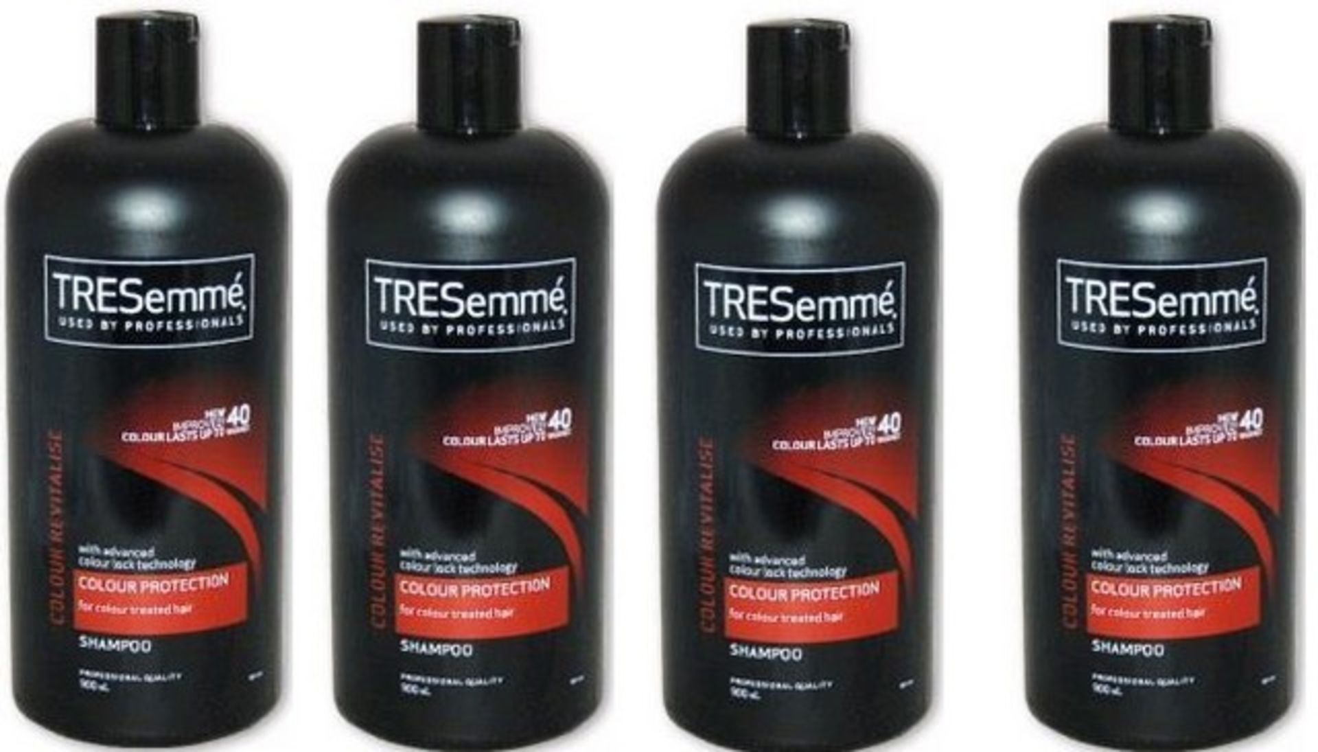 V Brand New A Lot Of Four 900ml TRESemme Colour Fade Protection Colour Revitalise Shampoo