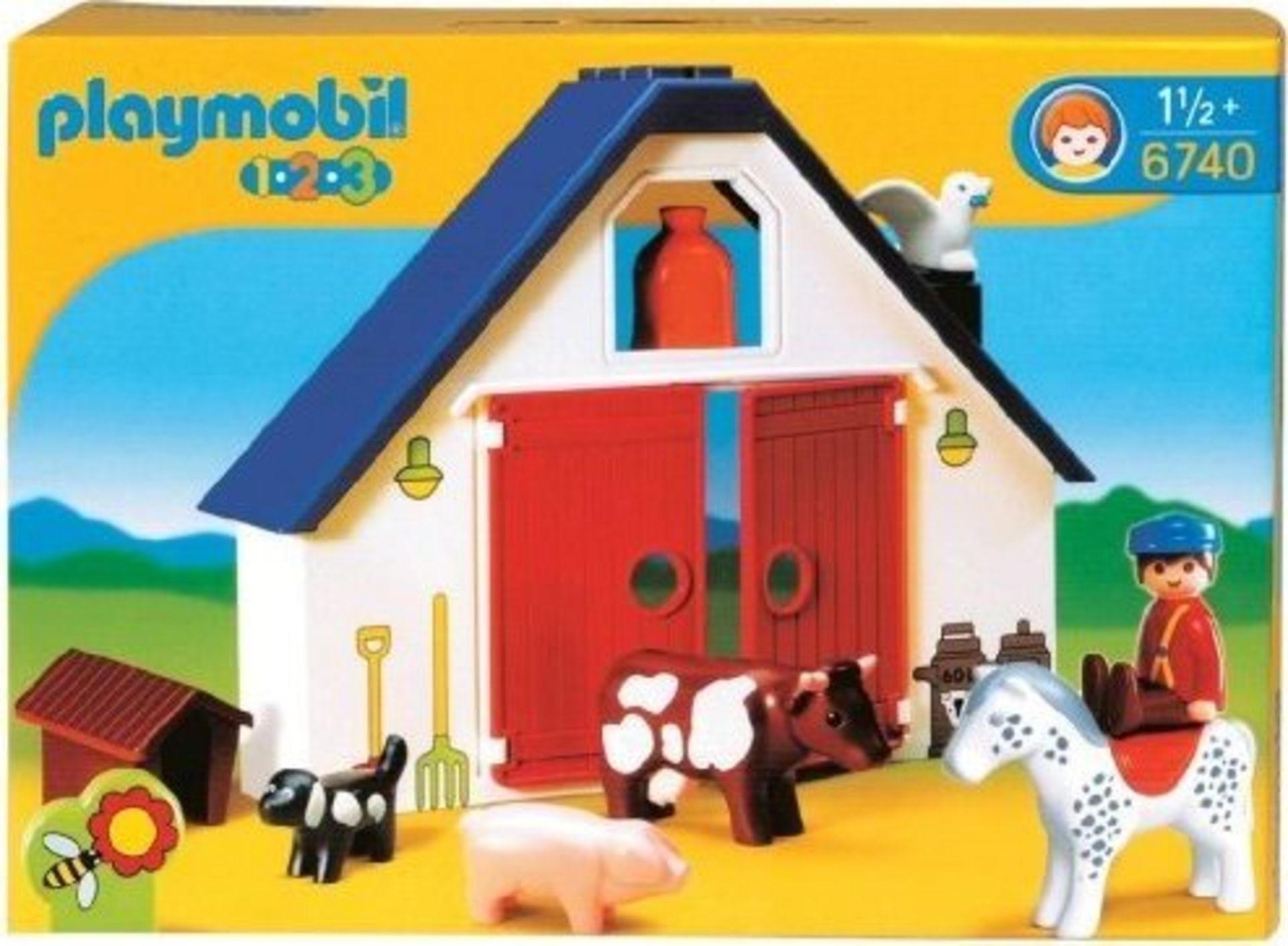 V Brand New Playmobil Animal Farm Playset