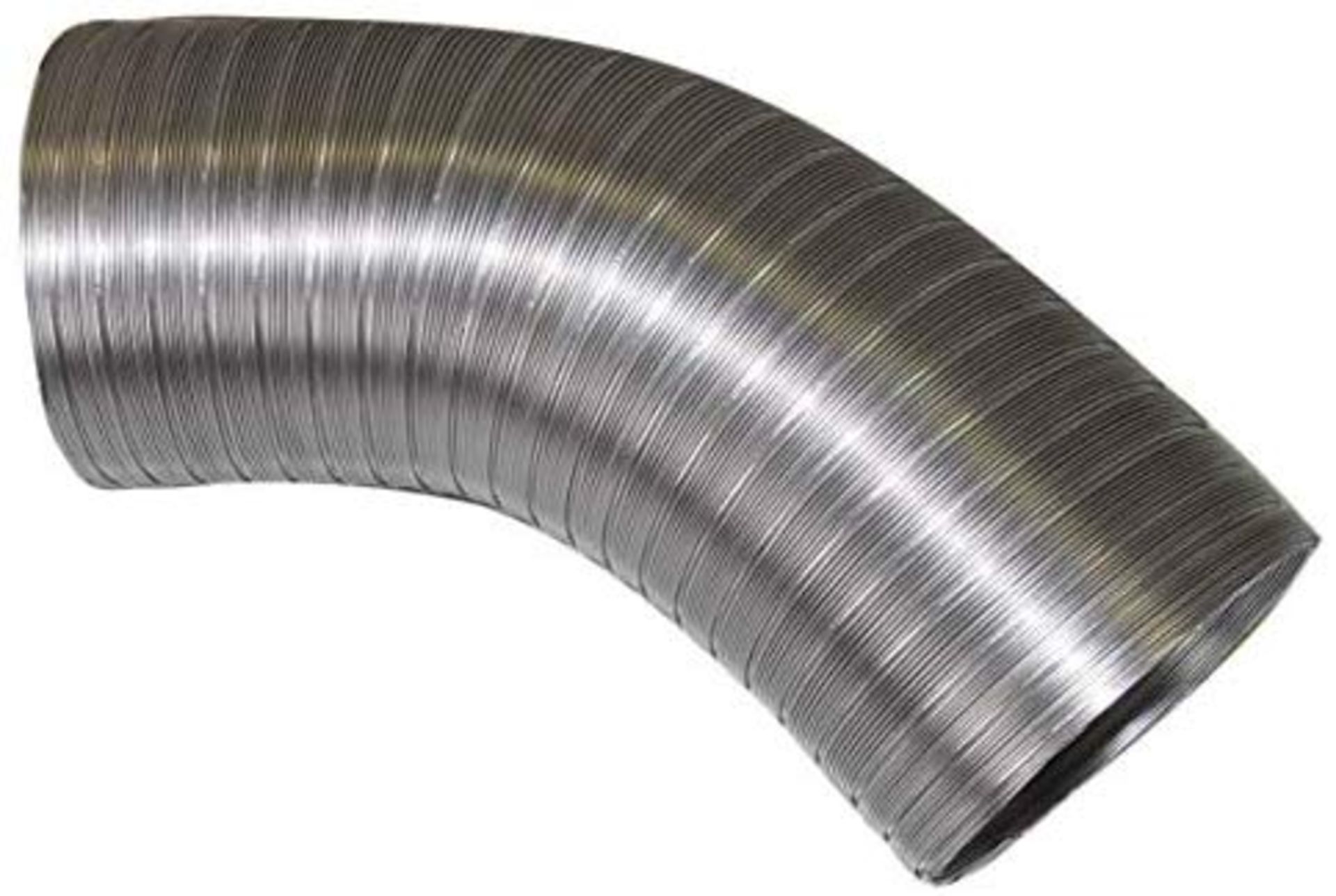 V Brand New A Large Box Of Low Profile Ducting Items Including 90 Degree Elbow Bends-Aluminium - Image 9 of 9