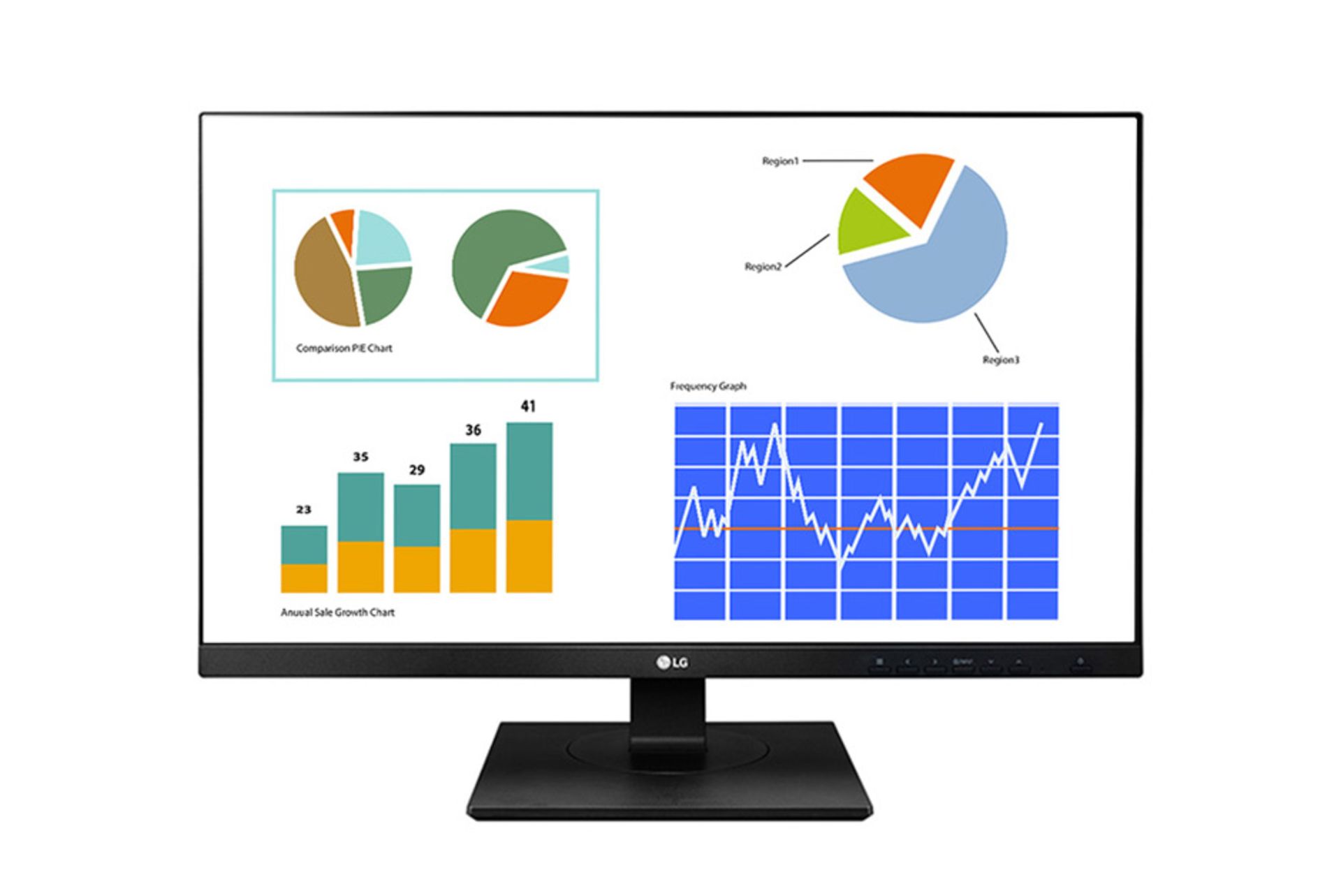 + VAT Grade A LG 24 Inch FULL HD IPS LED MONITOR WITH SPEAKERS - DVI-D, HDMI, DISPLAY PORT X 2, USB