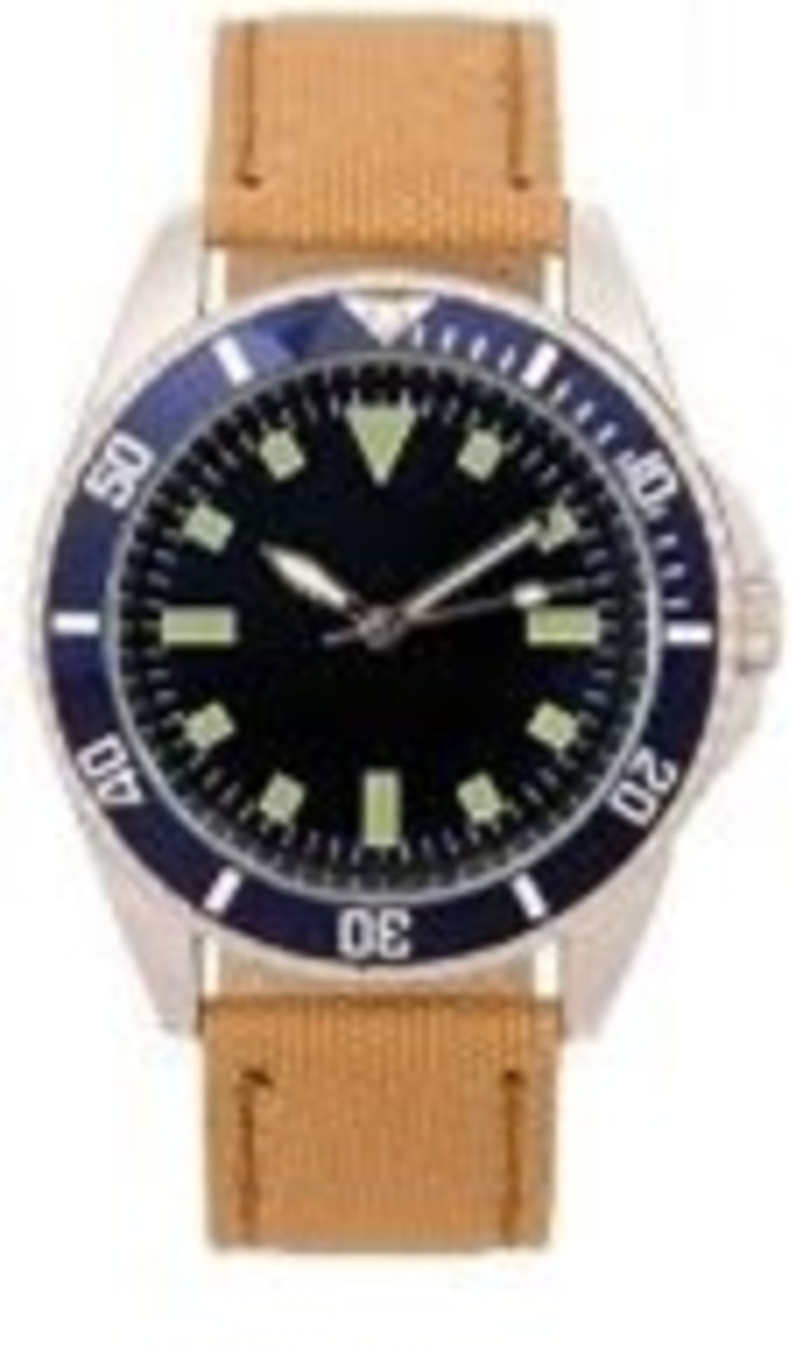 V Brand New Gents 1980s French Naval Diver Watch with Engraved Back in Presentation Box