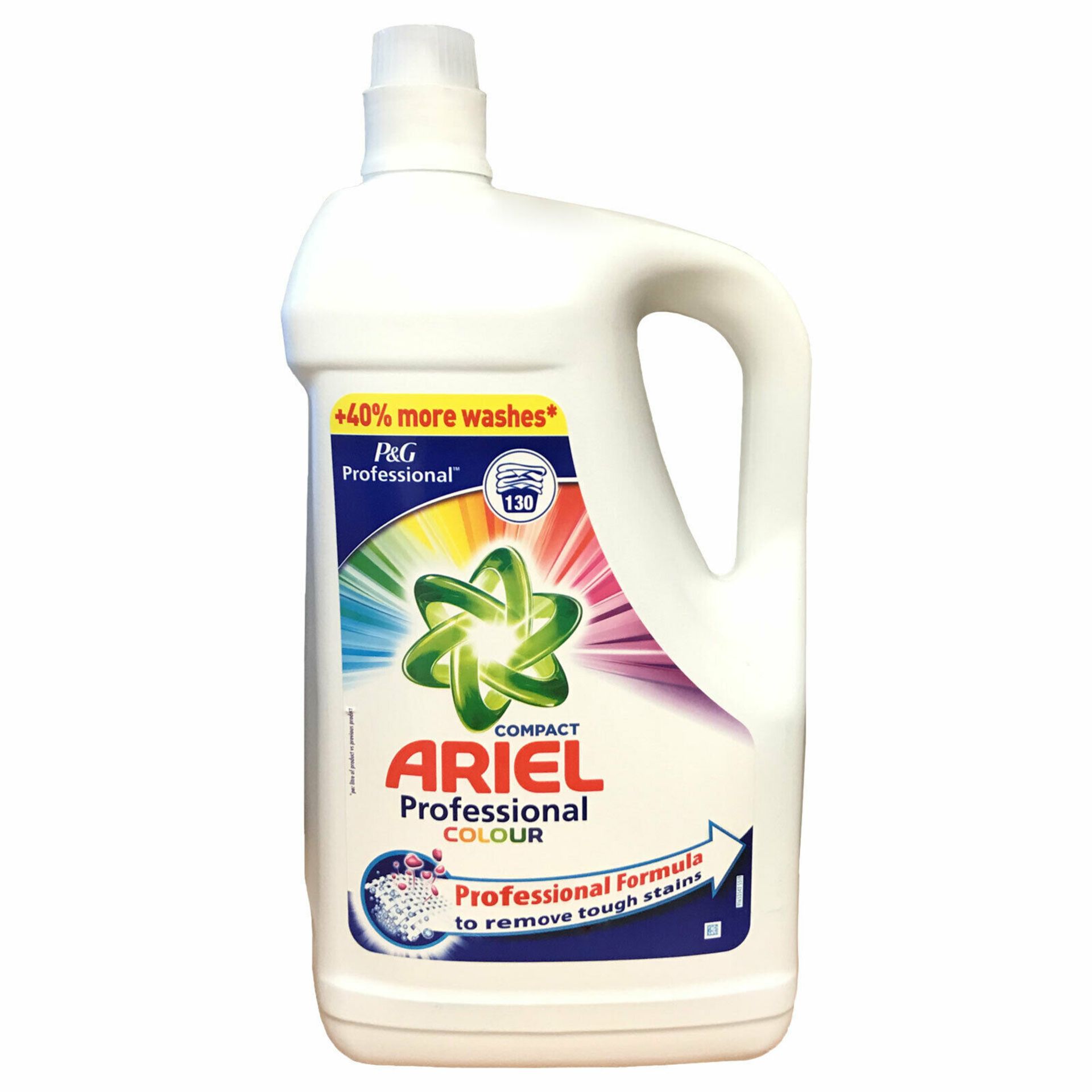 + VAT Brand New 4.55L Ariel Professional Colour Laundry Detergent - Up to 130 Washes