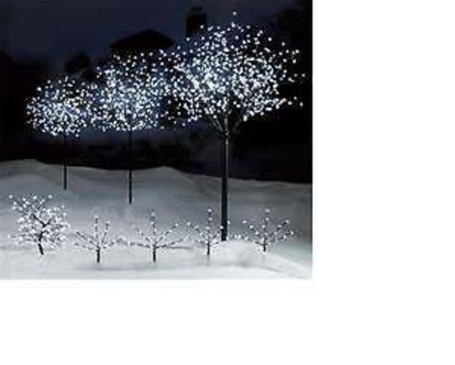 + VAT Brand New 150cm Snow White LED Blossom Tree For Indoor And Outdoor Use RRP £54.99 - Image 3 of 3